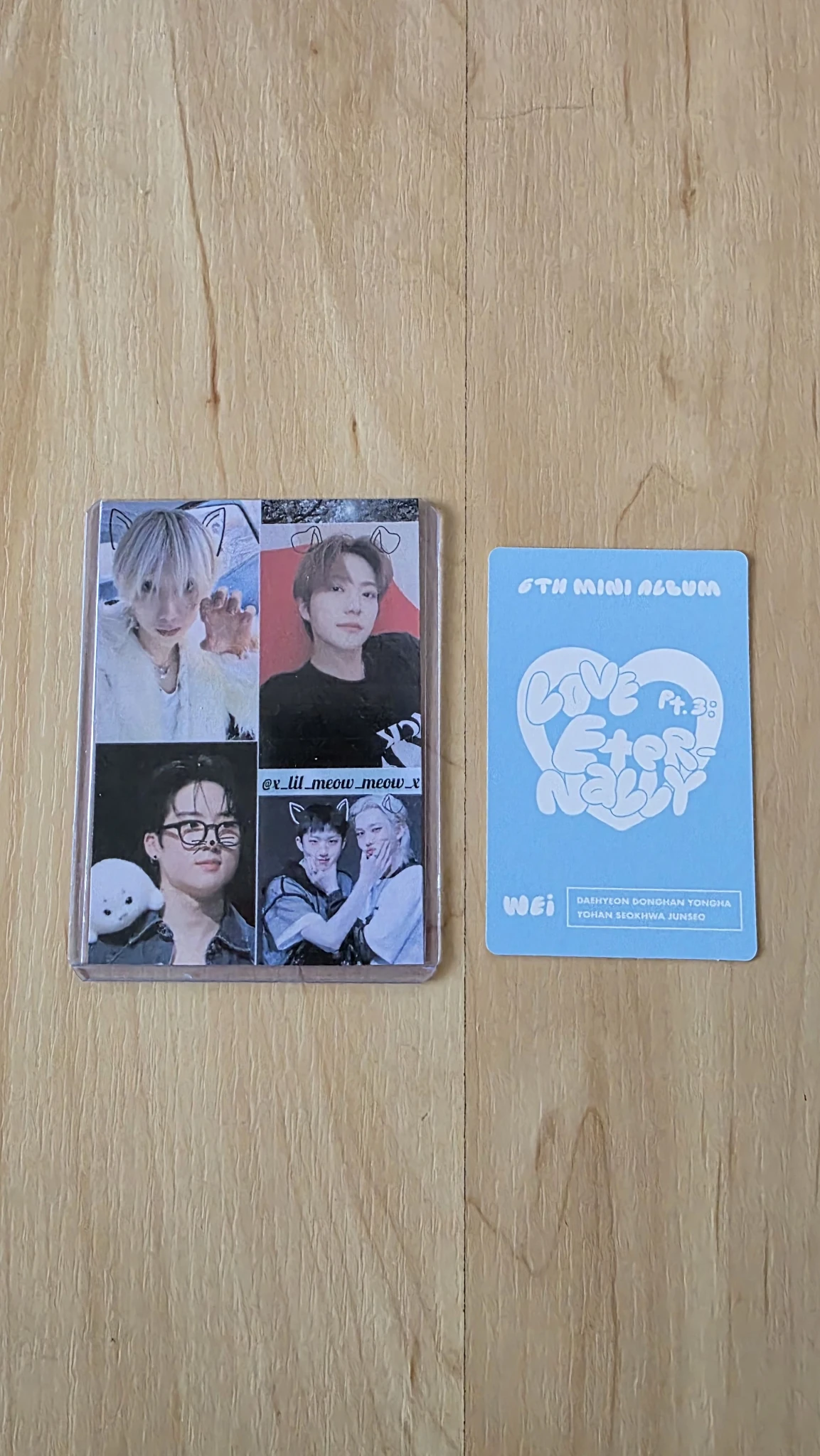 WEi Junseo WEi - Junseo - Love Pt.3 : Eternally Album album photocard listing photo 2