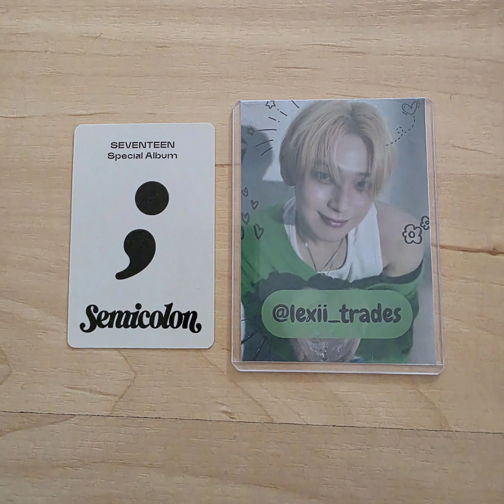 SEVENTEEN Woozi SEVENTEEN - Woozi - Semicolon Album album photocard listing photo 2