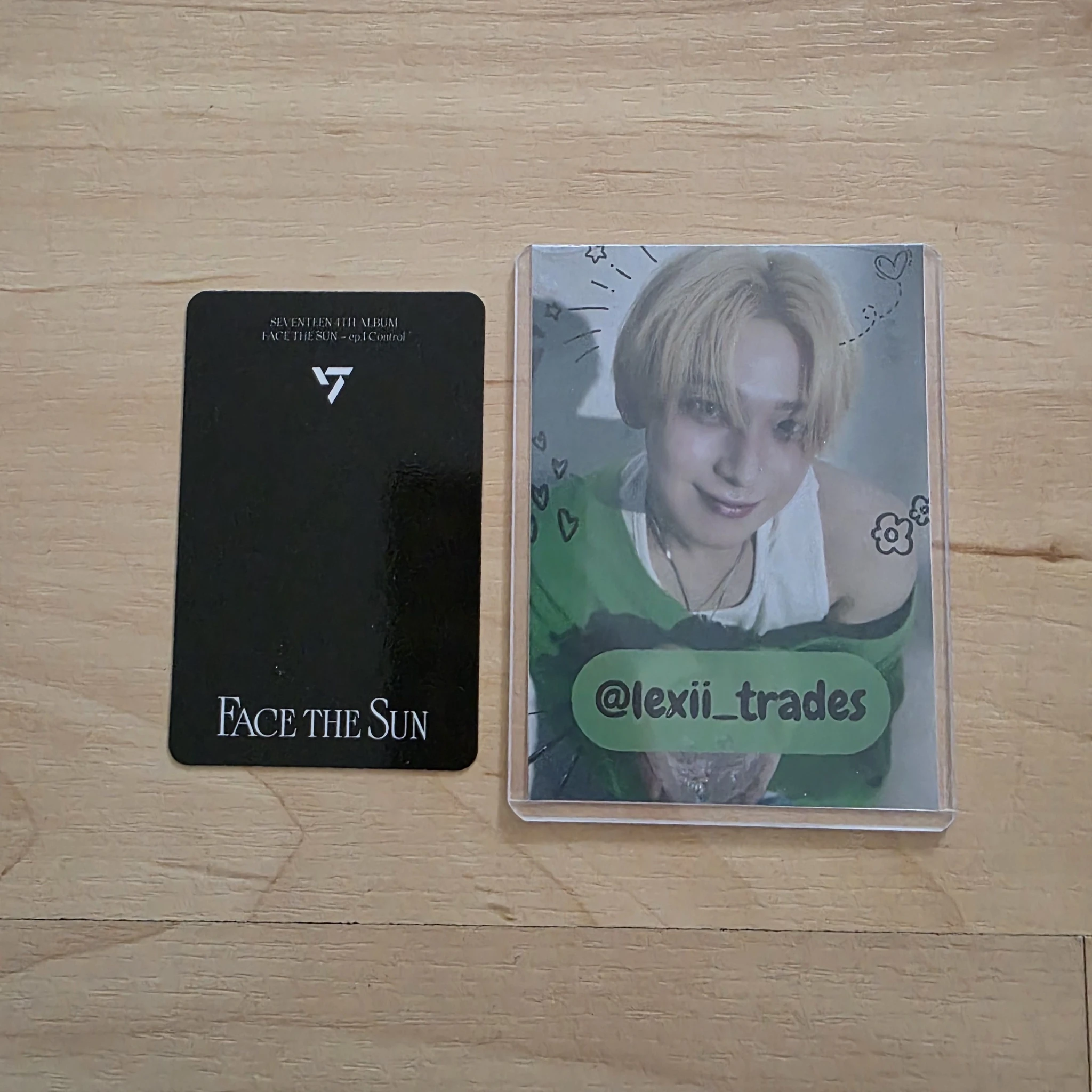 SEVENTEEN Woozi SEVENTEEN - Woozi - Face the Sun Album album photocard control version listing photo 2