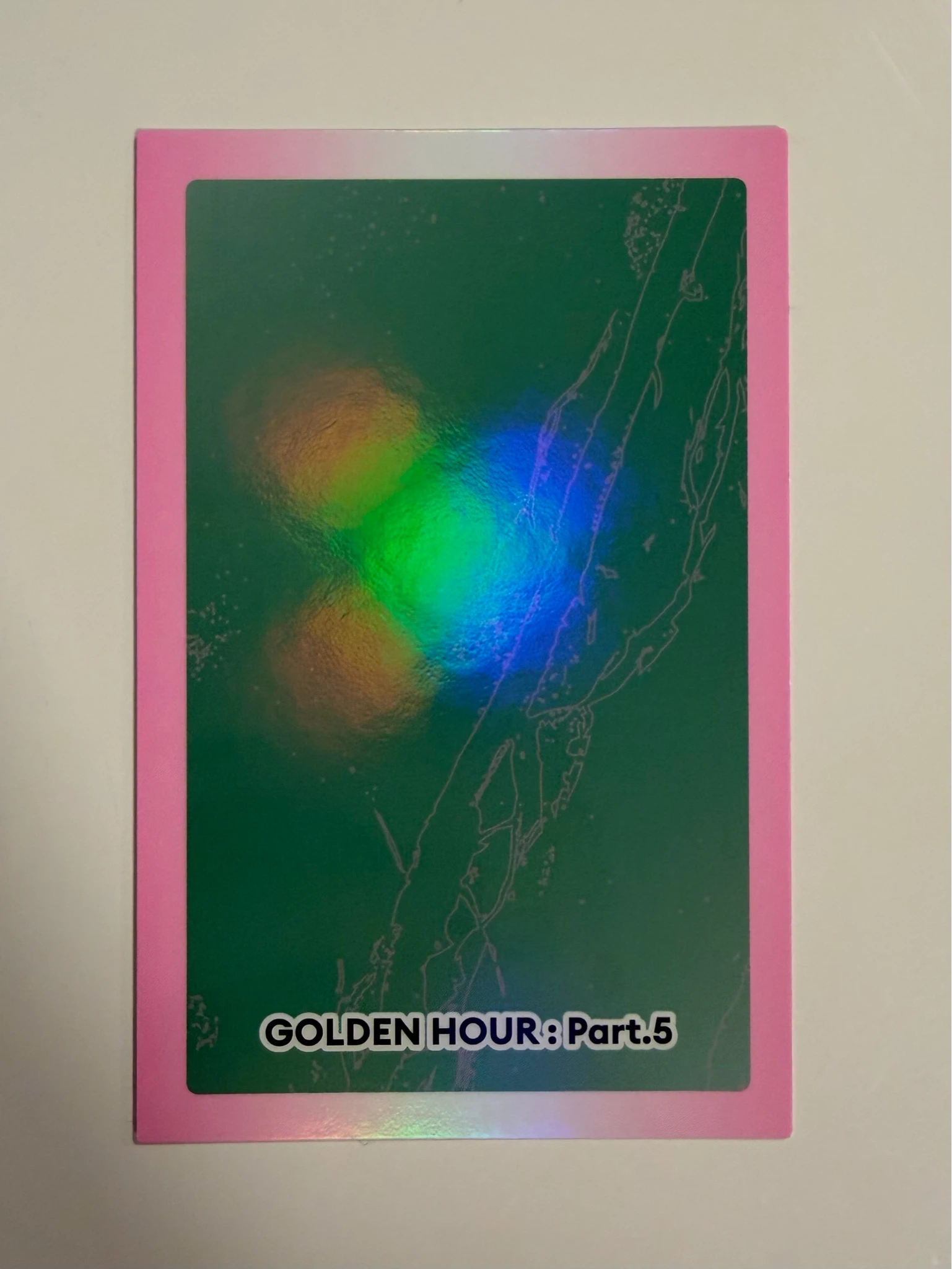 ATEEZ Jongho ATEEZ - Jongho - GOLDEN HOUR : Part.5 Album album photocard holographic (hologram) character card listing photo 2