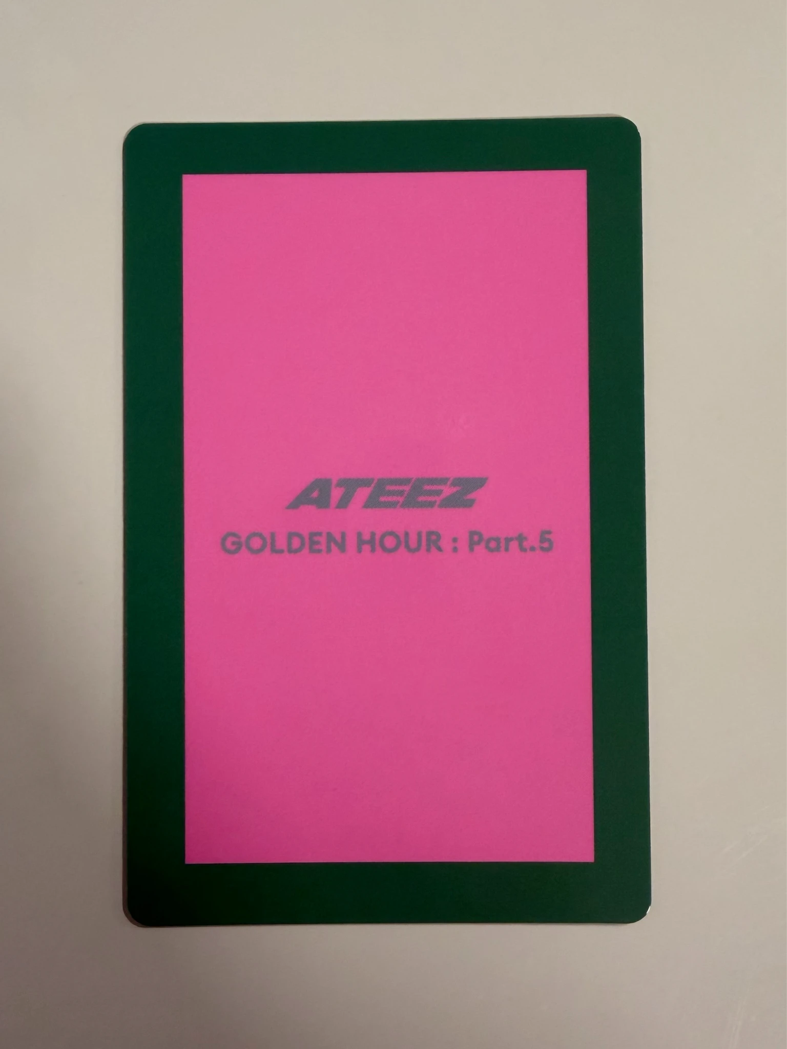 ATEEZ Jongho ATEEZ - Jongho - GOLDEN HOUR : Part.5 Album album photocard A version listing photo 2