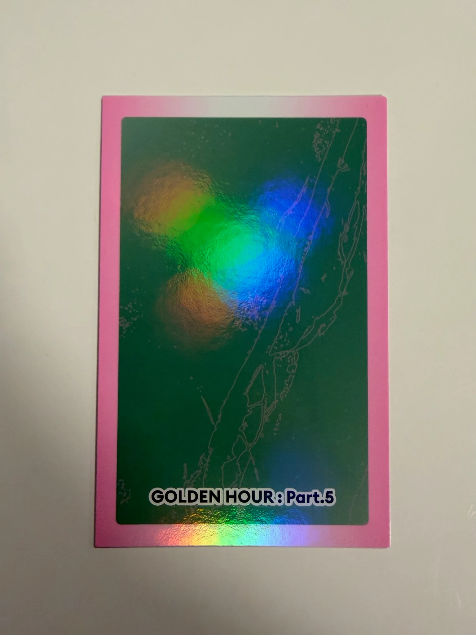 ATEEZ Seonghwa ATEEZ - Seonghwa - GOLDEN HOUR : Part.5 Album album inclusion Z version holographic (hologram) listing photo 2