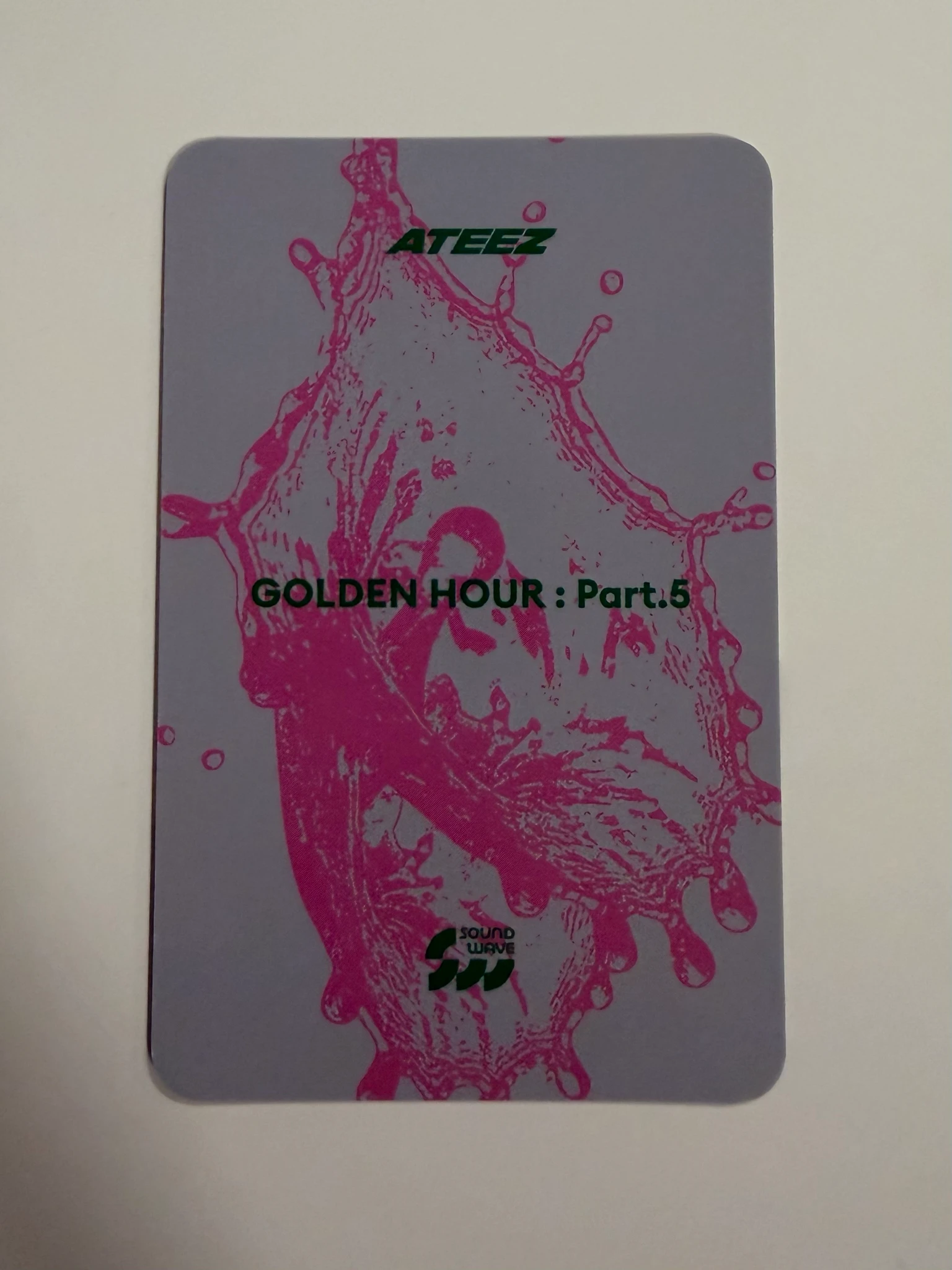 ATEEZ Seonghwa ATEEZ - Seonghwa - GOLDEN HOUR : Part.5 Album soundwave fansign video call (fancall) 1:1 digipack version round 1 listing photo 2