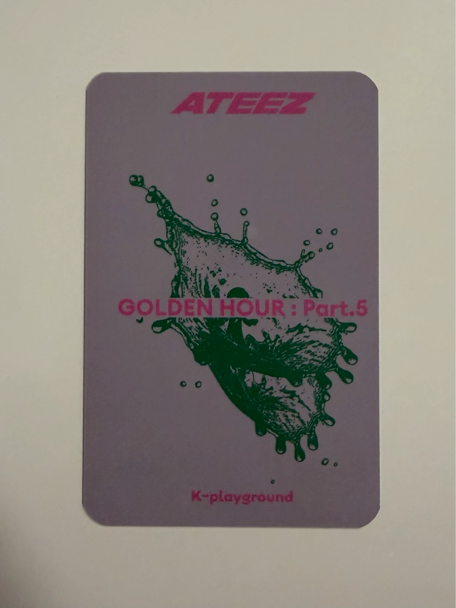ATEEZ Seonghwa ATEEZ - Seonghwa - GOLDEN HOUR : Part.5 Album fansign k-playground london listing photo 2