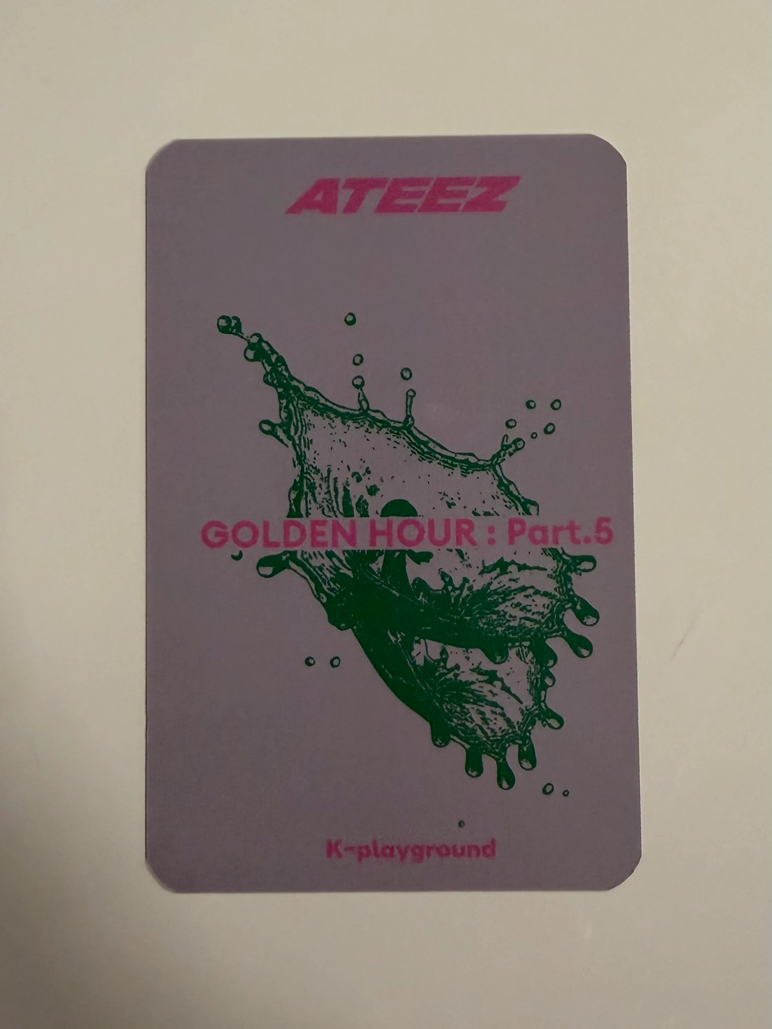 ATEEZ Seonghwa ATEEZ - Seonghwa - GOLDEN HOUR : Part.5 Album fansign k-playground london listing photo 2