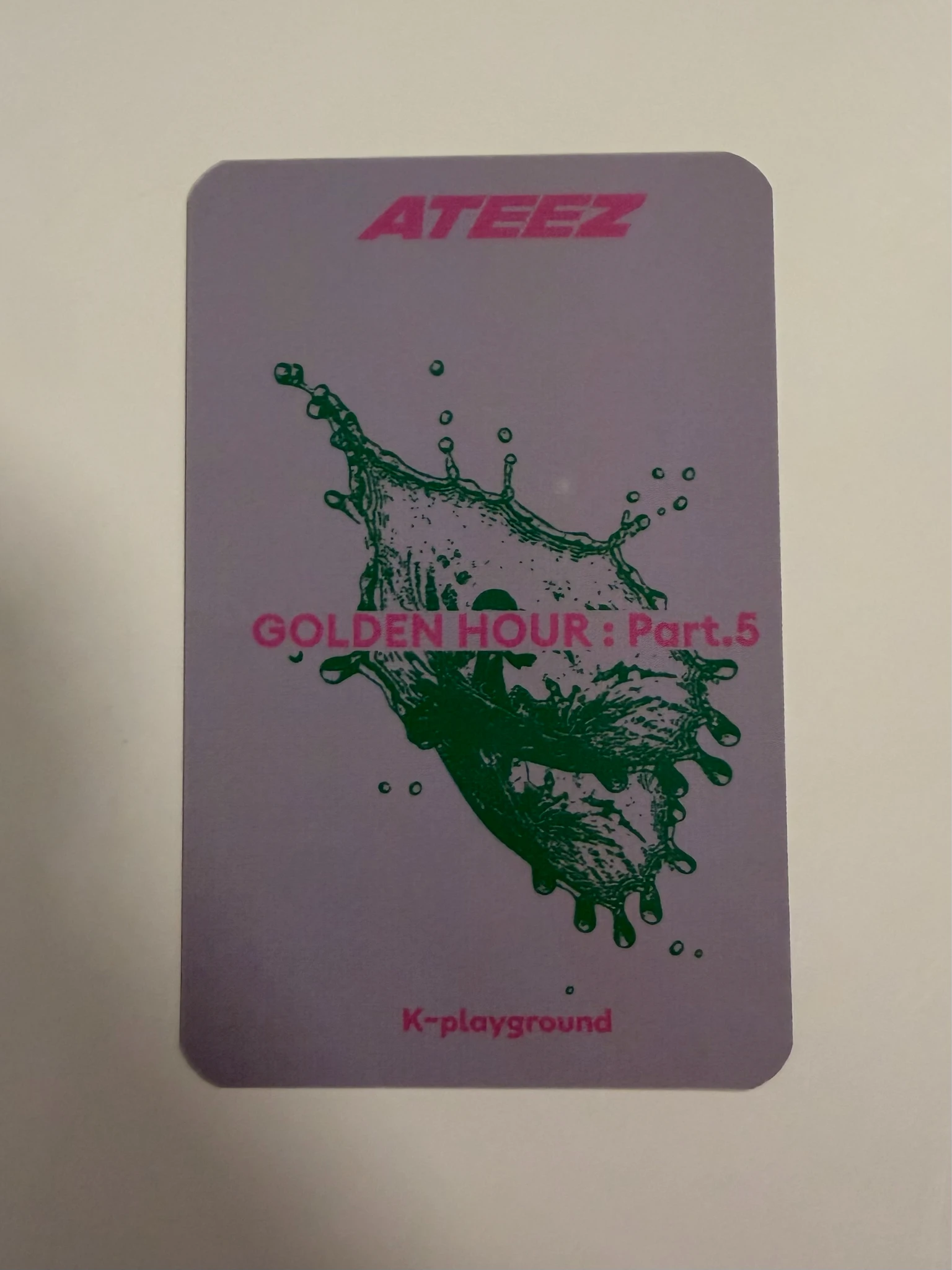 ATEEZ Seonghwa ATEEZ - Seonghwa - GOLDEN HOUR : Part.5 Album fansign k-playground london listing photo 2
