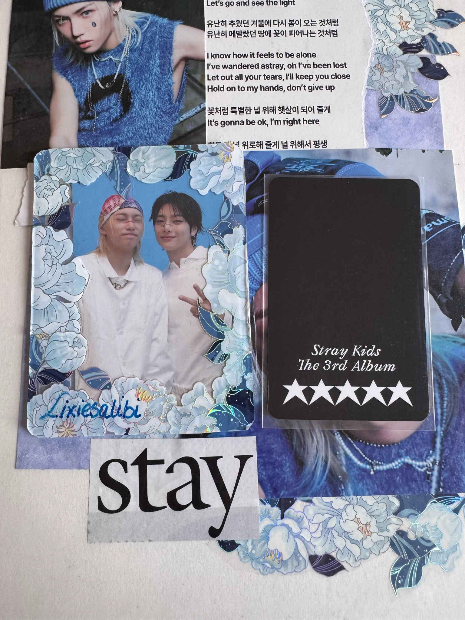Stray Kids Felix Stray Kids - Felix - 5-STAR Album pre-order benefit (pob) blue dream media (bdm) listing photo 2