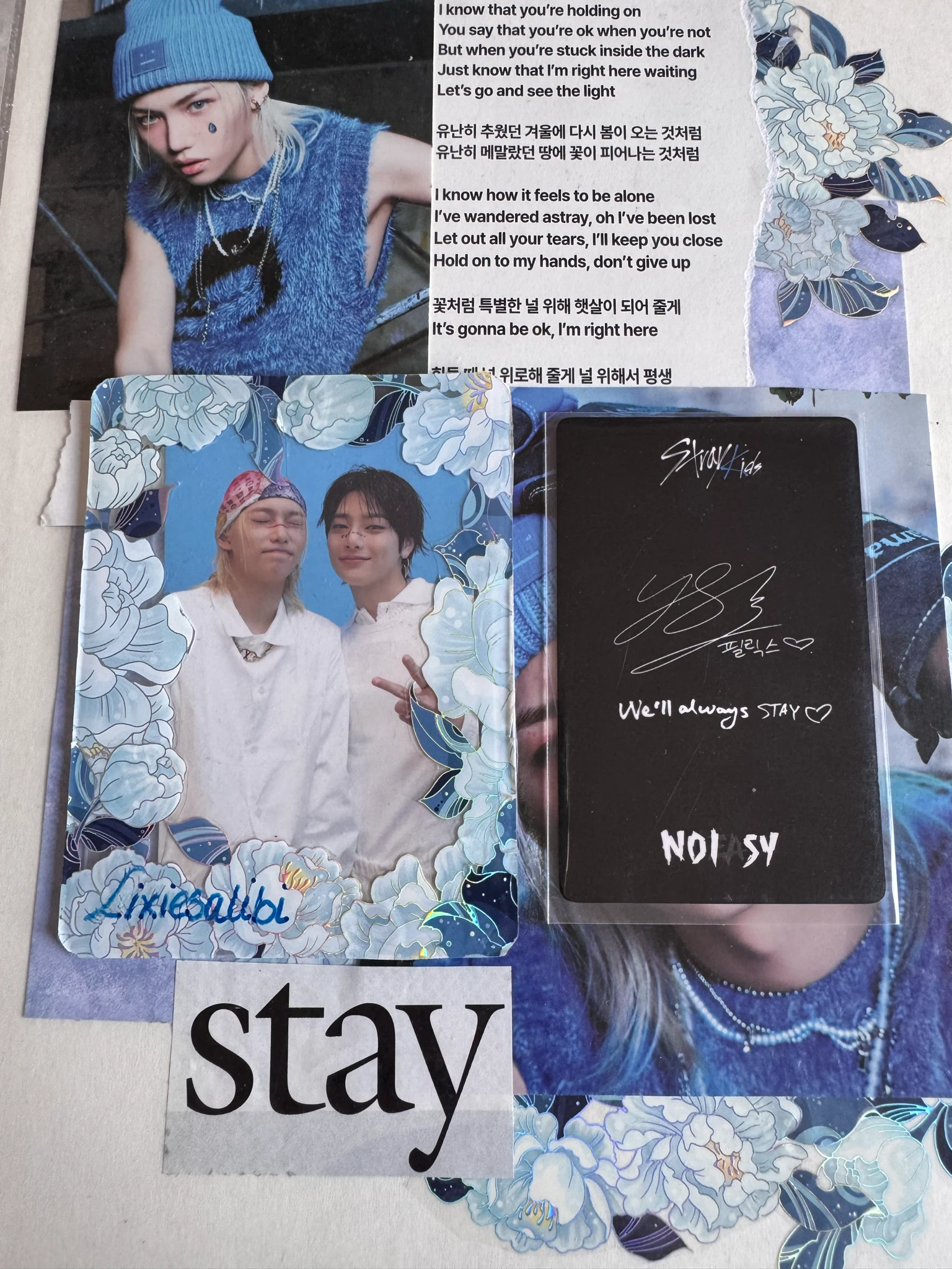 Stray Kids Felix Stray Kids - Felix - NoEasy Album pre-order benefit (pob) yizhiyu video call round 2 listing photo 2