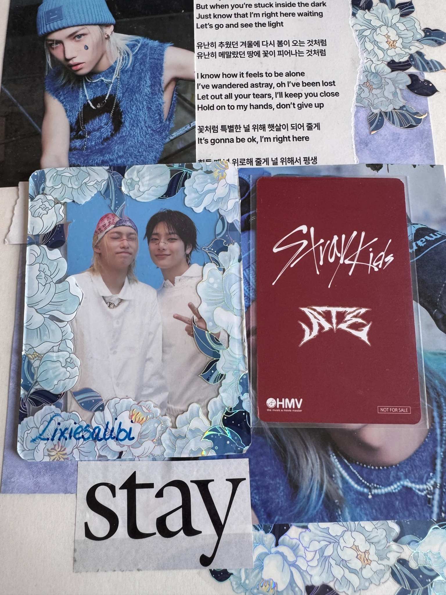 Stray Kids Felix Stray Kids - Felix - ATE Album hmv pob (pre-order benefit) glitter version listing photo 2