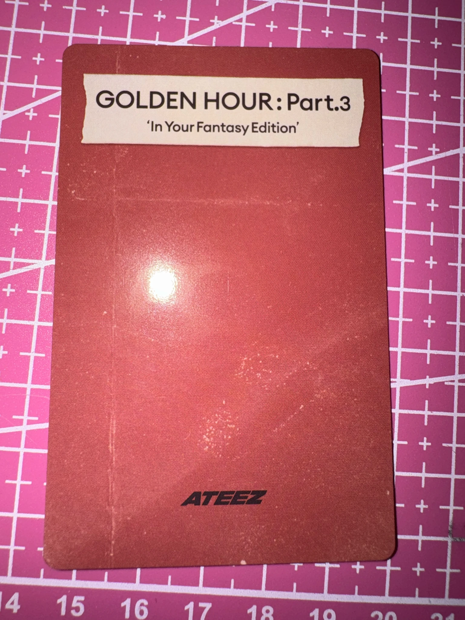 ATEEZ Yunho ATEEZ - Yunho - Golden Hour : Part.3 'In Your Fantasy Edition' Album limited edition album photocard version 2 listing photo 2