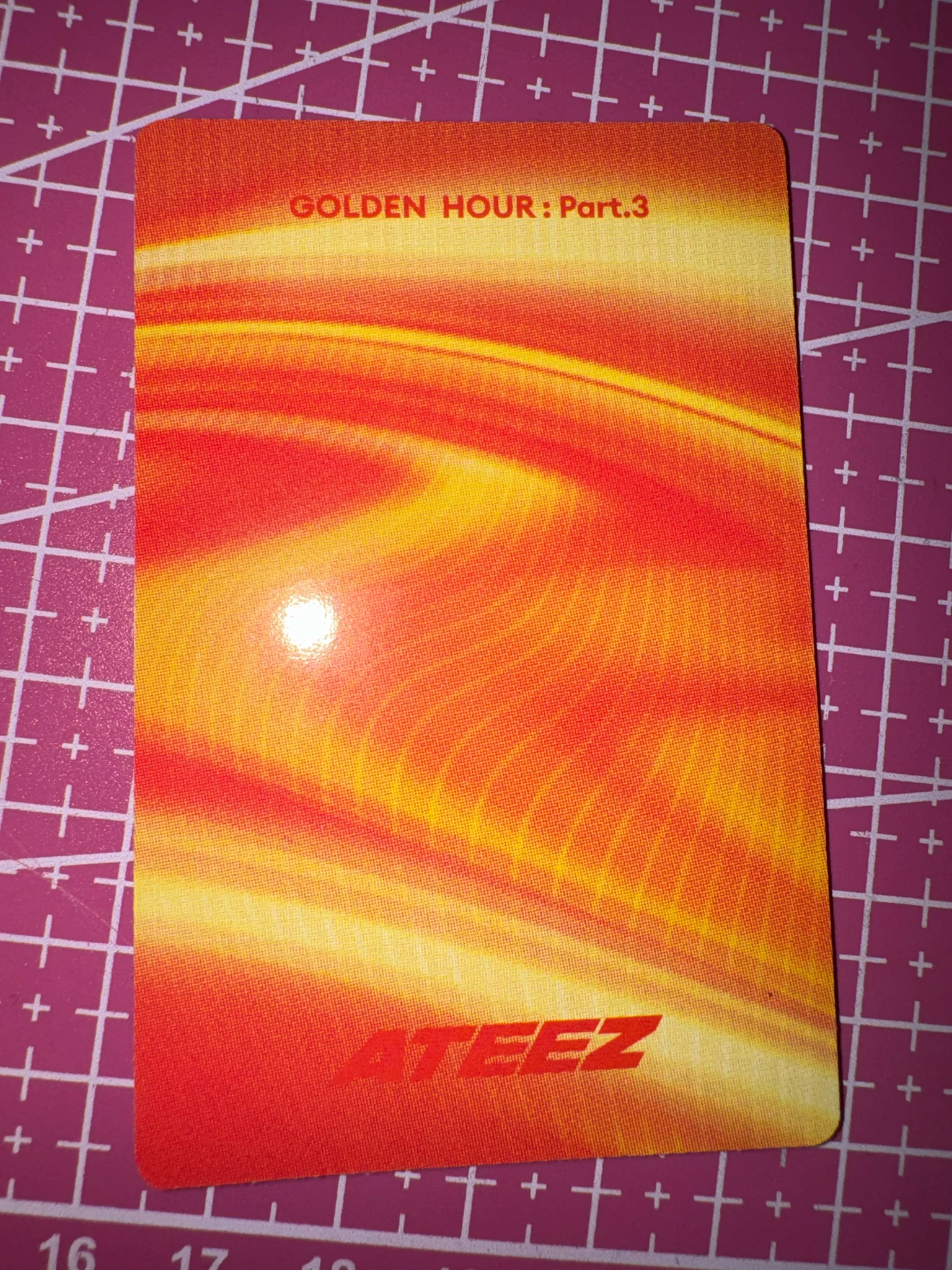 ATEEZ Yunho ATEEZ - Yunho - Golden Hour : Part.3 Album poca album Image Card Ver2 listing photo 2
