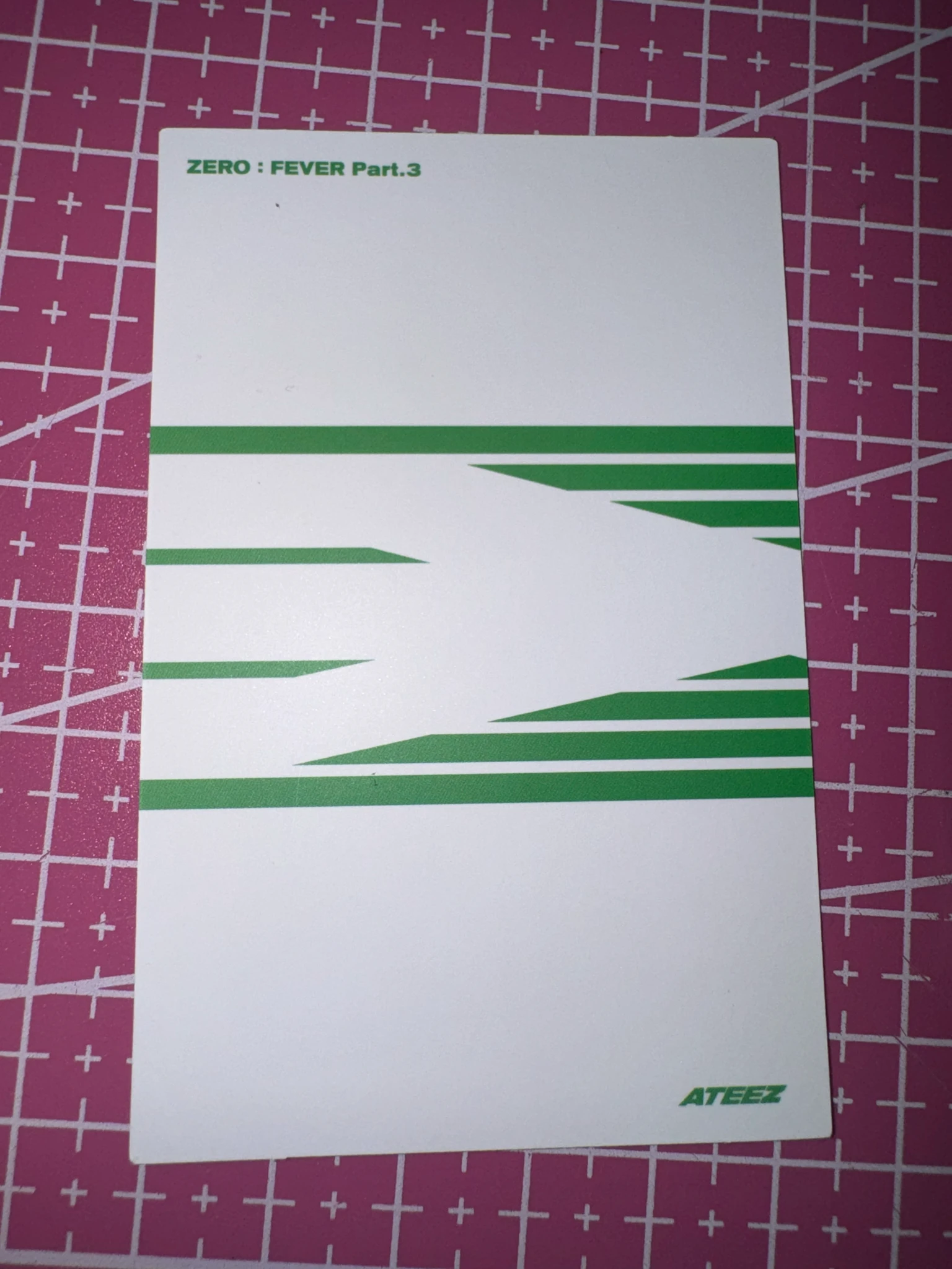 ATEEZ Yeosang ATEEZ - Yeosang - ZERO : FEVER Part.3 Album subk shop merch photocard listing photo 2