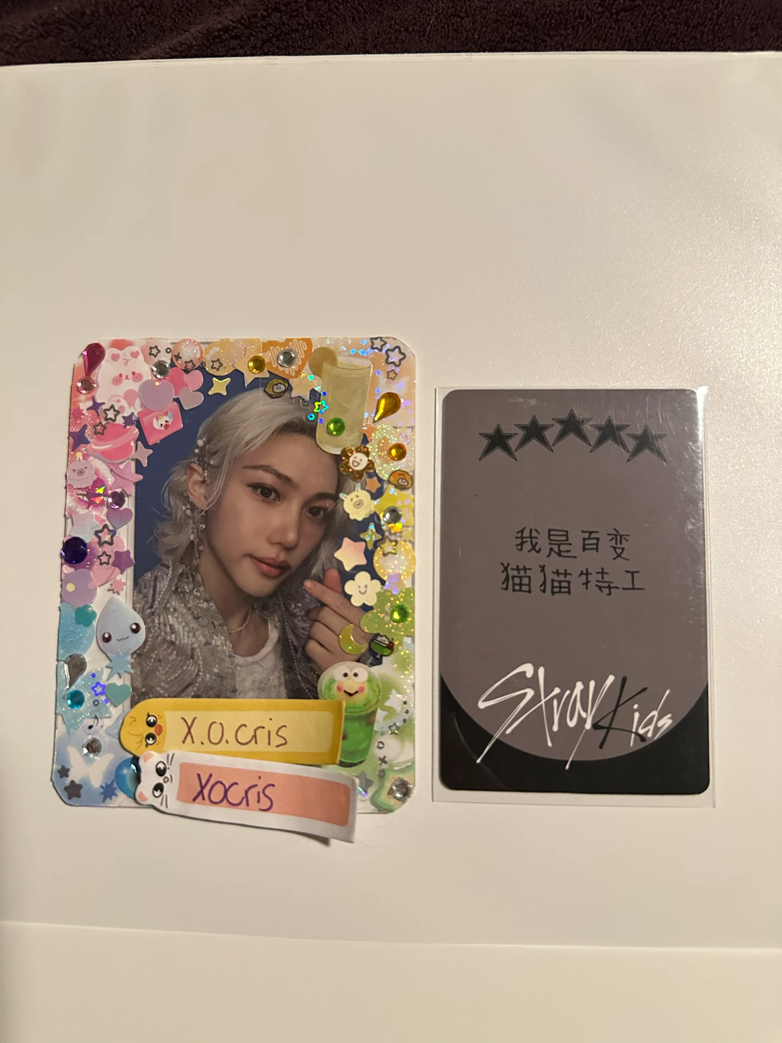 Stray Kids Felix Stray Kids - Felix - 5-STAR Album pre-order benefit (pob) yizhiyu round 1 holographic (hologram) listing photo 2