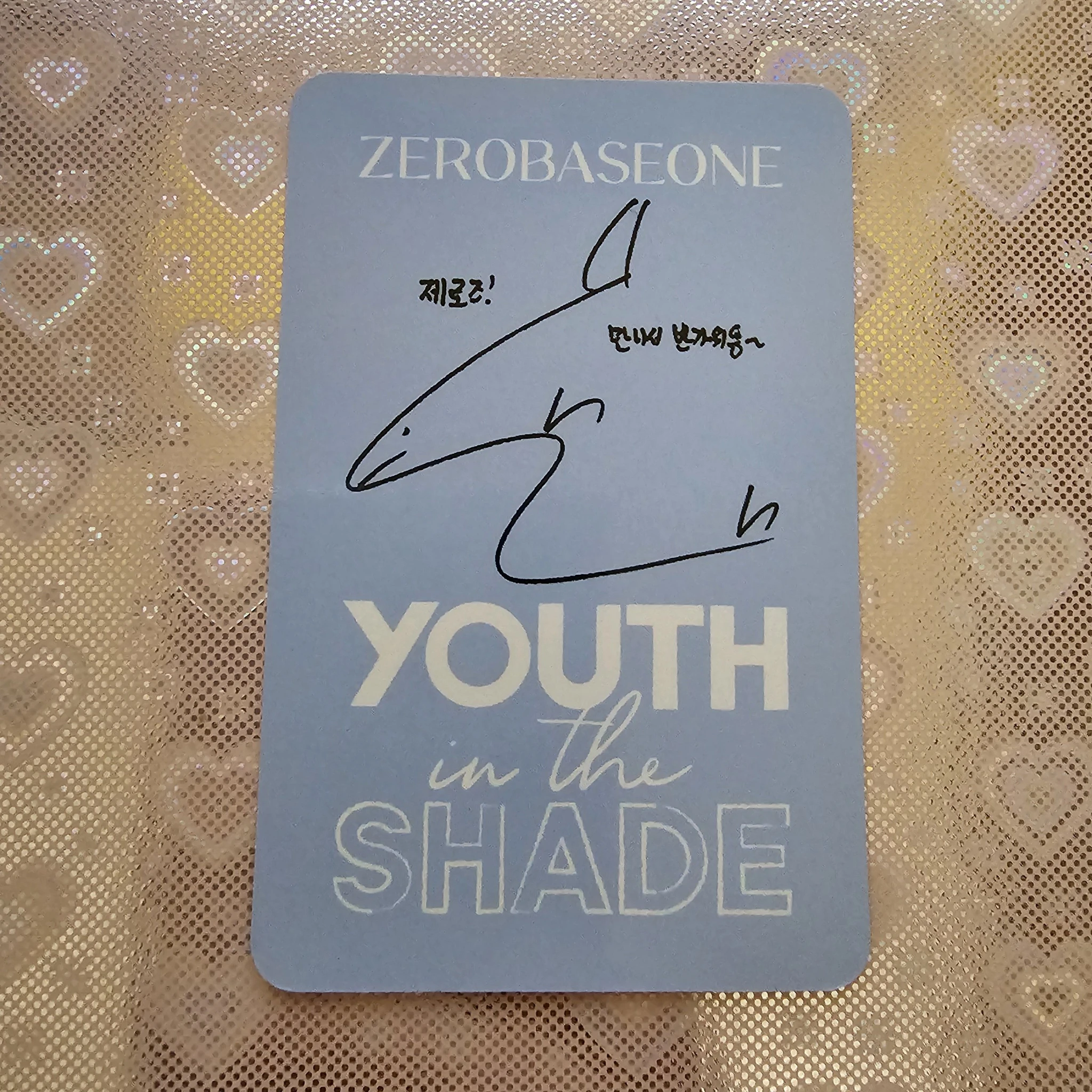 ZEROBASEONE Taerae ZEROBASEONE - Taerae - Youth in the Shade Album album photocard youth version A version listing photo 2