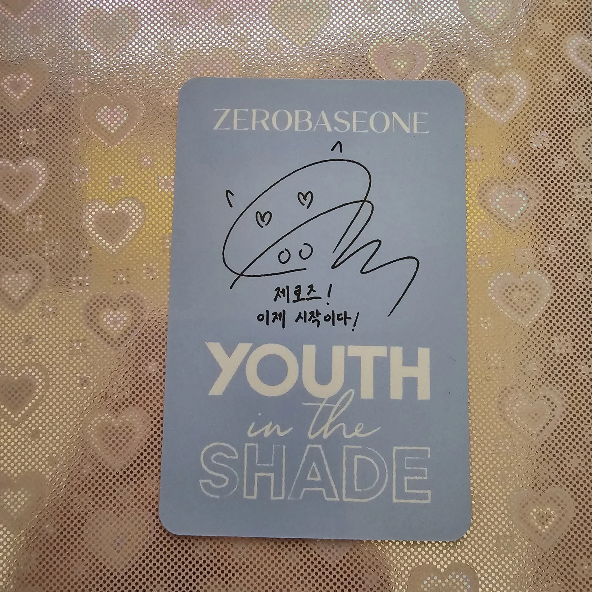 ZEROBASEONE Gunwook ZEROBASEONE - Gunwook - Youth in the Shade Album album photocard A version youth version listing photo 2