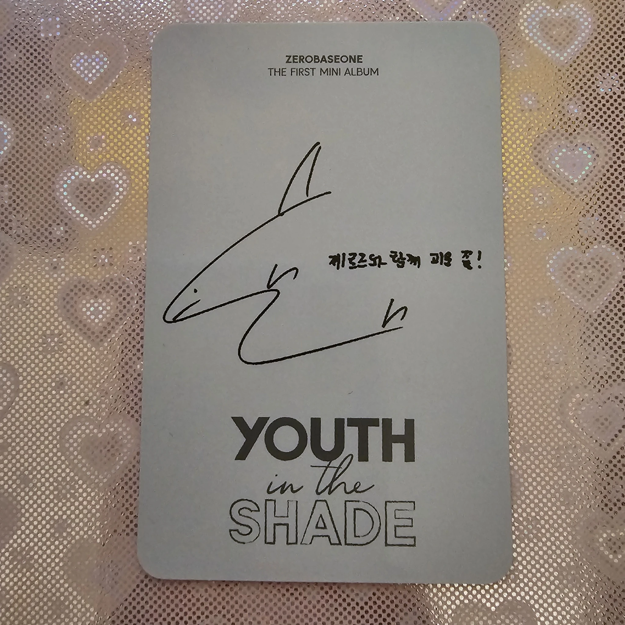 ZEROBASEONE Taerae ZEROBASEONE - Taerae - Youth in the Shade Album album photocard listing photo 2
