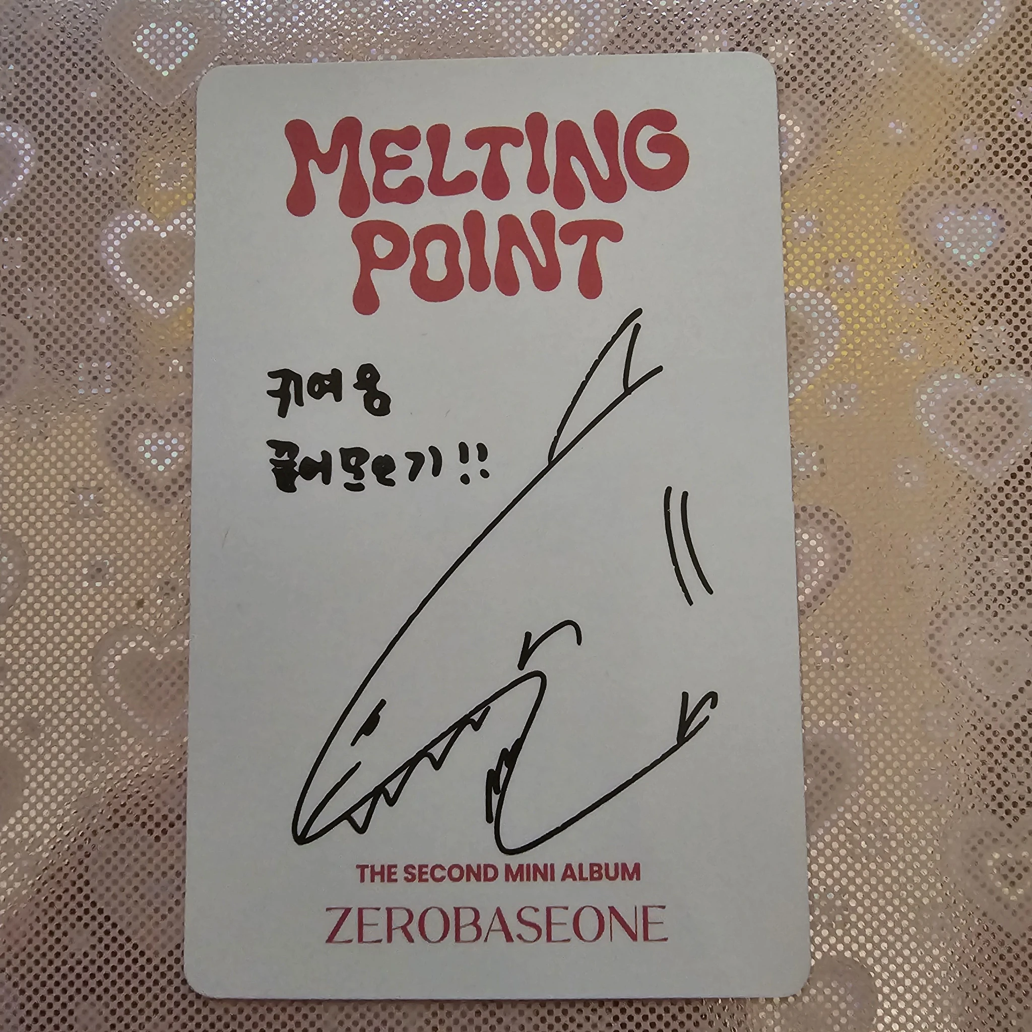 ZEROBASEONE Taerae ZEROBASEONE - Taerae - Melting Point Album album photocard fairytale version B version listing photo 2
