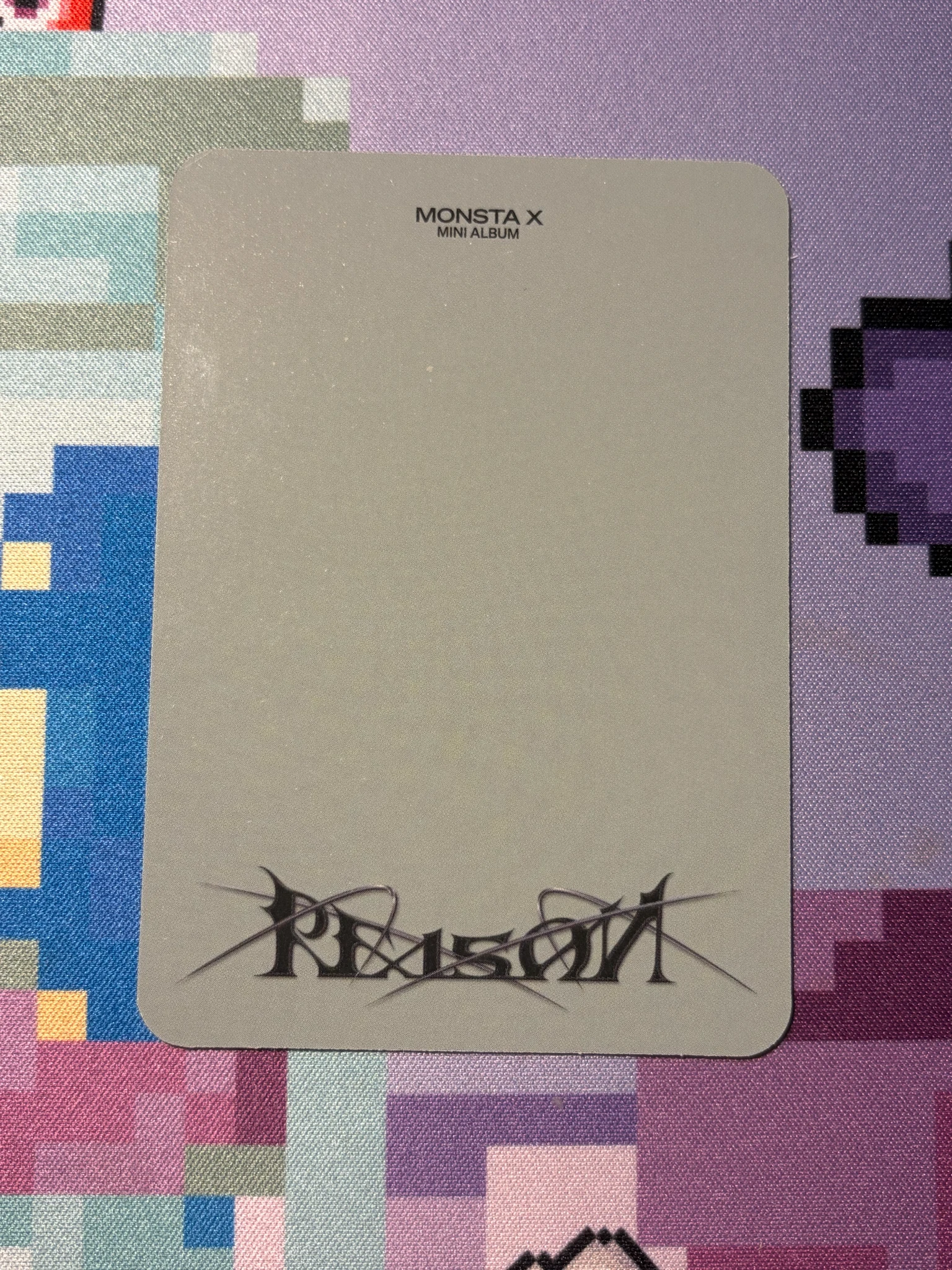 MONSTA X Minhyuk MONSTA X - Minhyuk - REASON Album album photocard version 4 listing photo 2