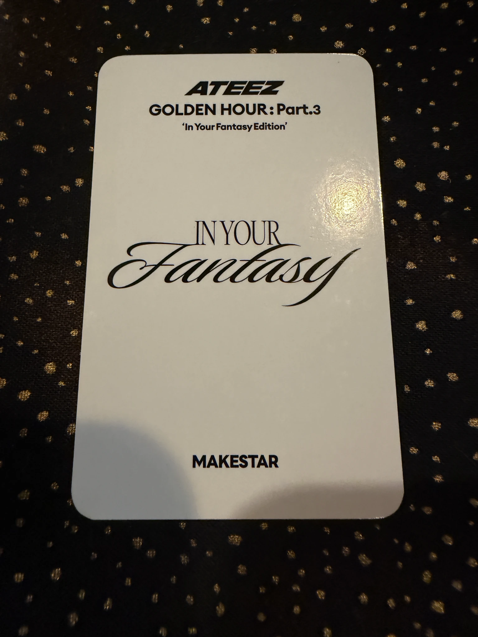 ATEEZ Jongho ATEEZ - Jongho - Golden Hour : Part.3 'In Your Fantasy Edition' Album makestar listing photo 2