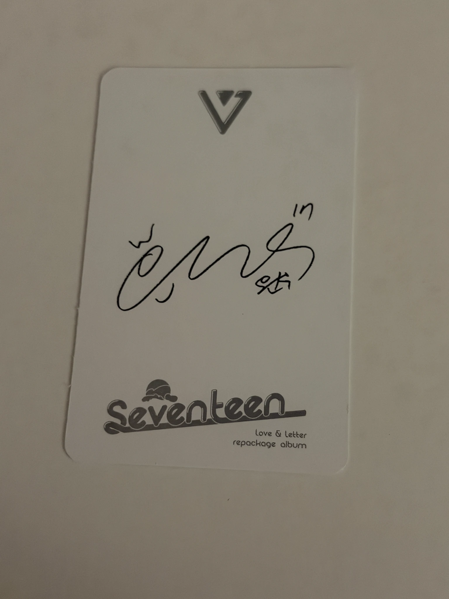 SEVENTEEN Wonwoo SEVENTEEN - Wonwoo - Love&Letter Repackage Album album photocard listing photo 2