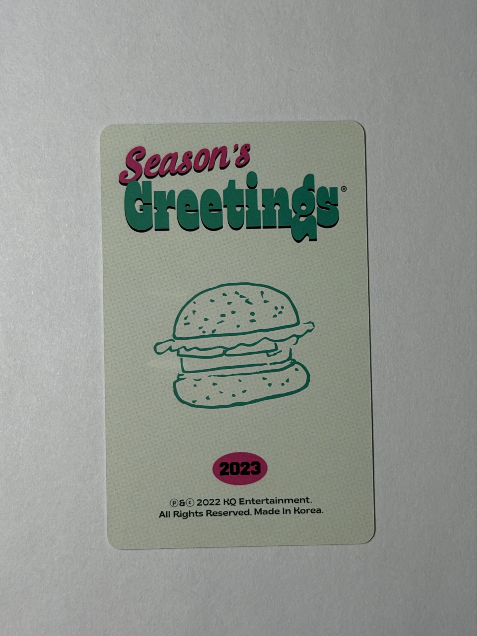 ATEEZ Yeosang ATEEZ - Yeosang - 2023 SEASONS GREETINGS Other season's greetings listing photo 2