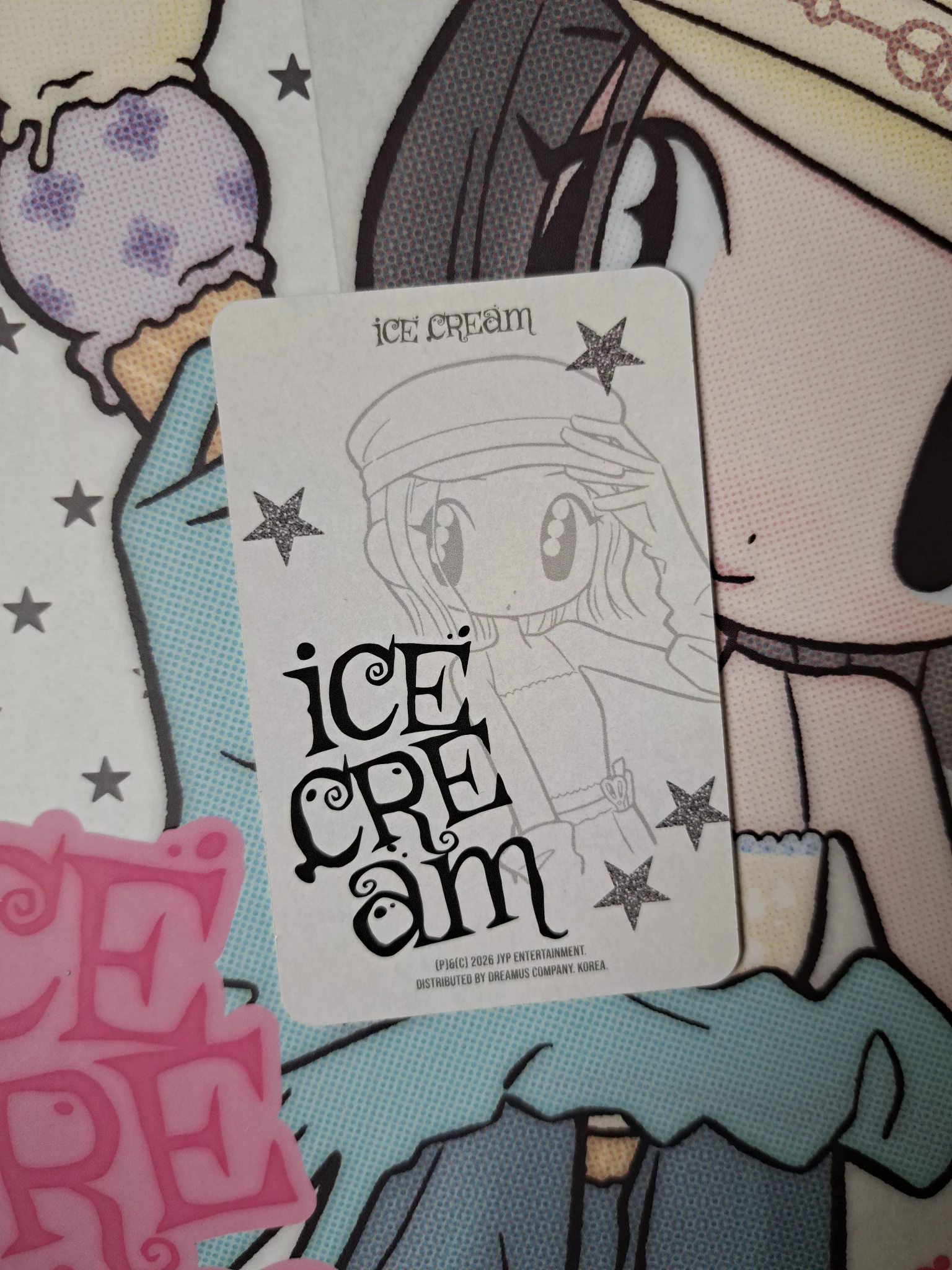 ITZY Yuna ITZY - Yuna - Ice Cream Album album photocard B version listing photo 2