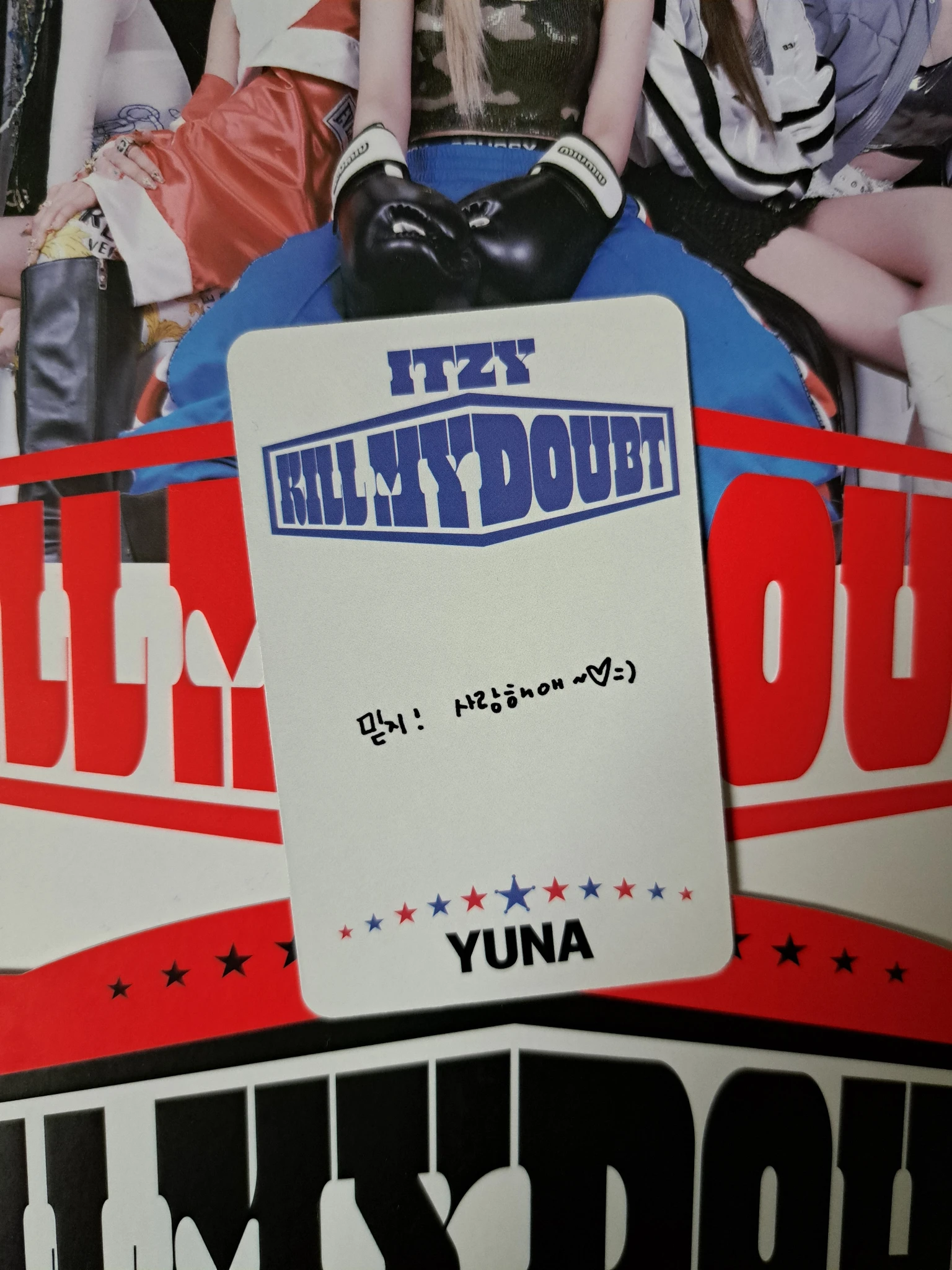 ITZY Yuna ITZY - Yuna - KILL MY DOUBT Album album photocard listing photo 2