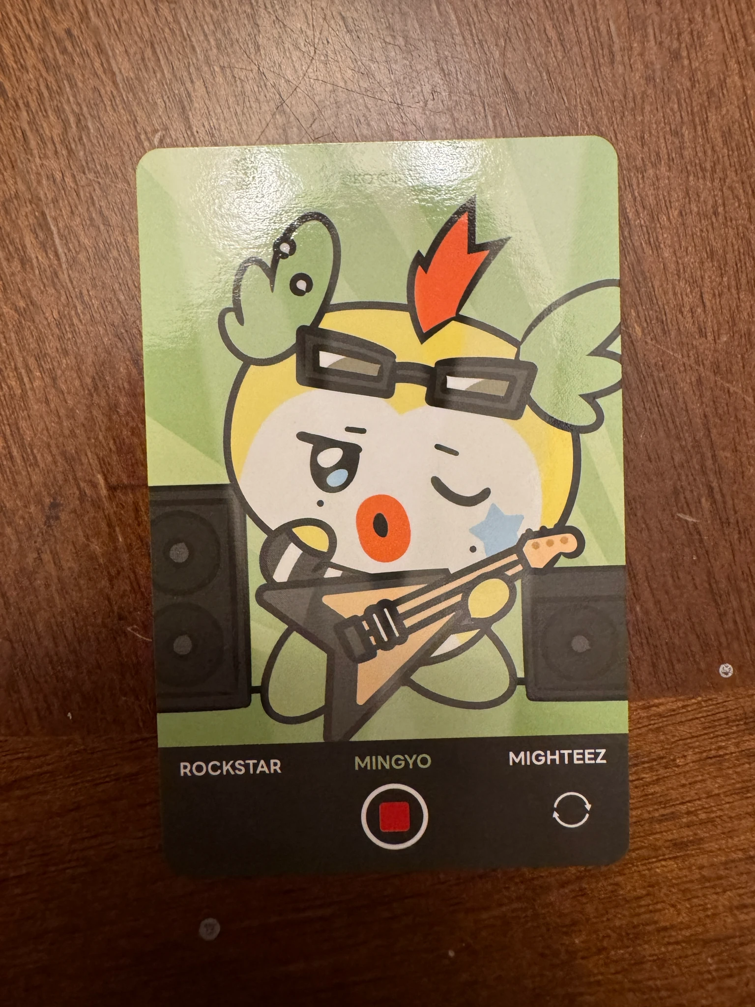ATEEZ Mingi ATEEZ - Mingi - MIGHTEEZ Rock The Stage Other trading card pop-up version 2 listing photo 2