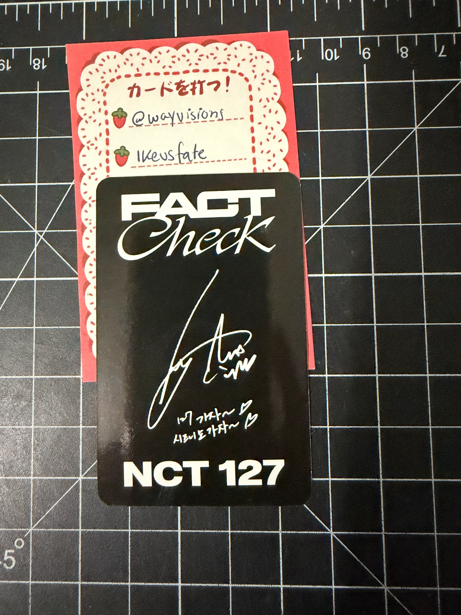 NCT 127 Yuta NCT 127 - Yuta - Fact Check Album listing photo 2
