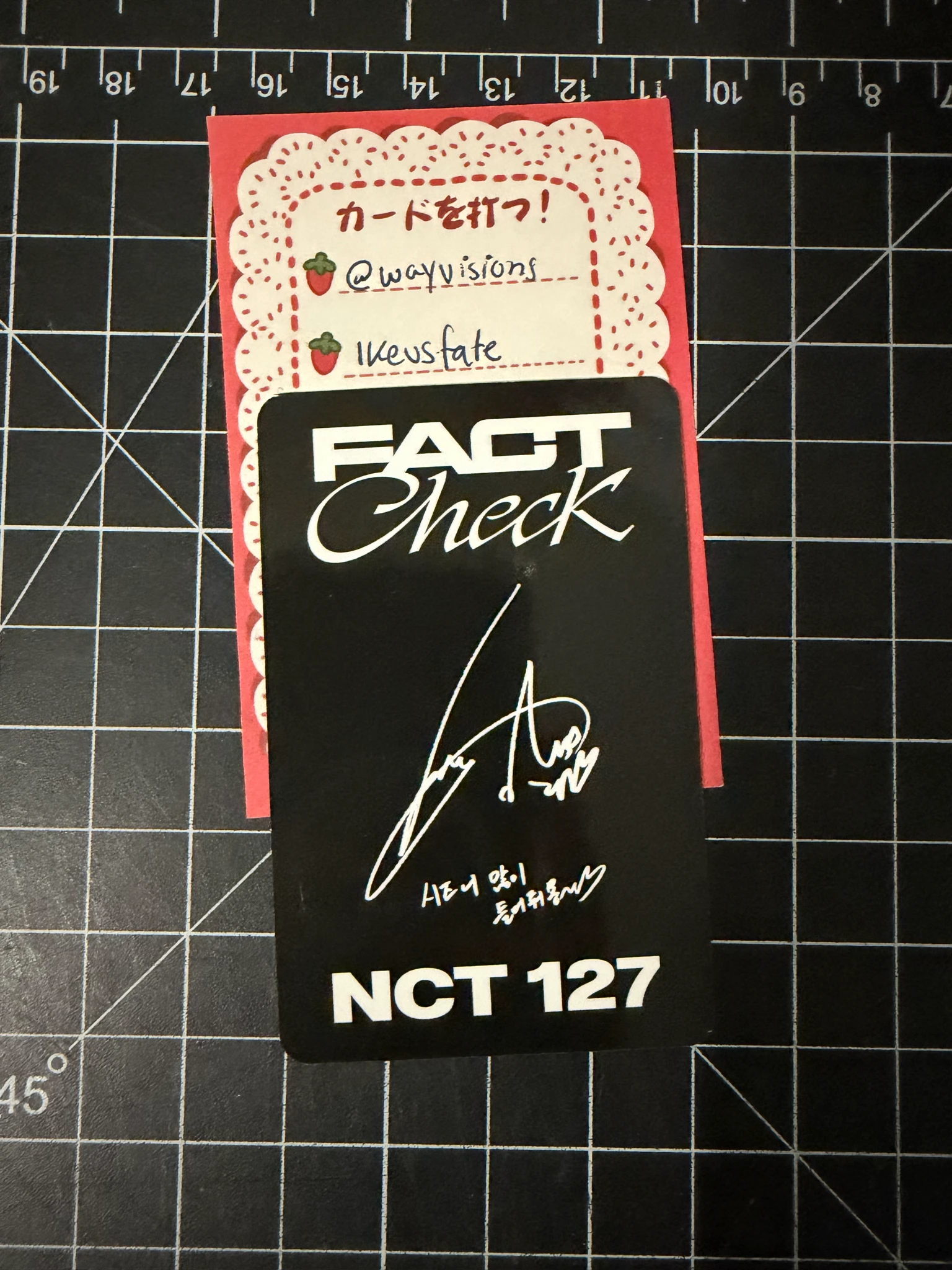 NCT 127 Yuta NCT 127 - Yuta - Fact Check Album listing photo 2