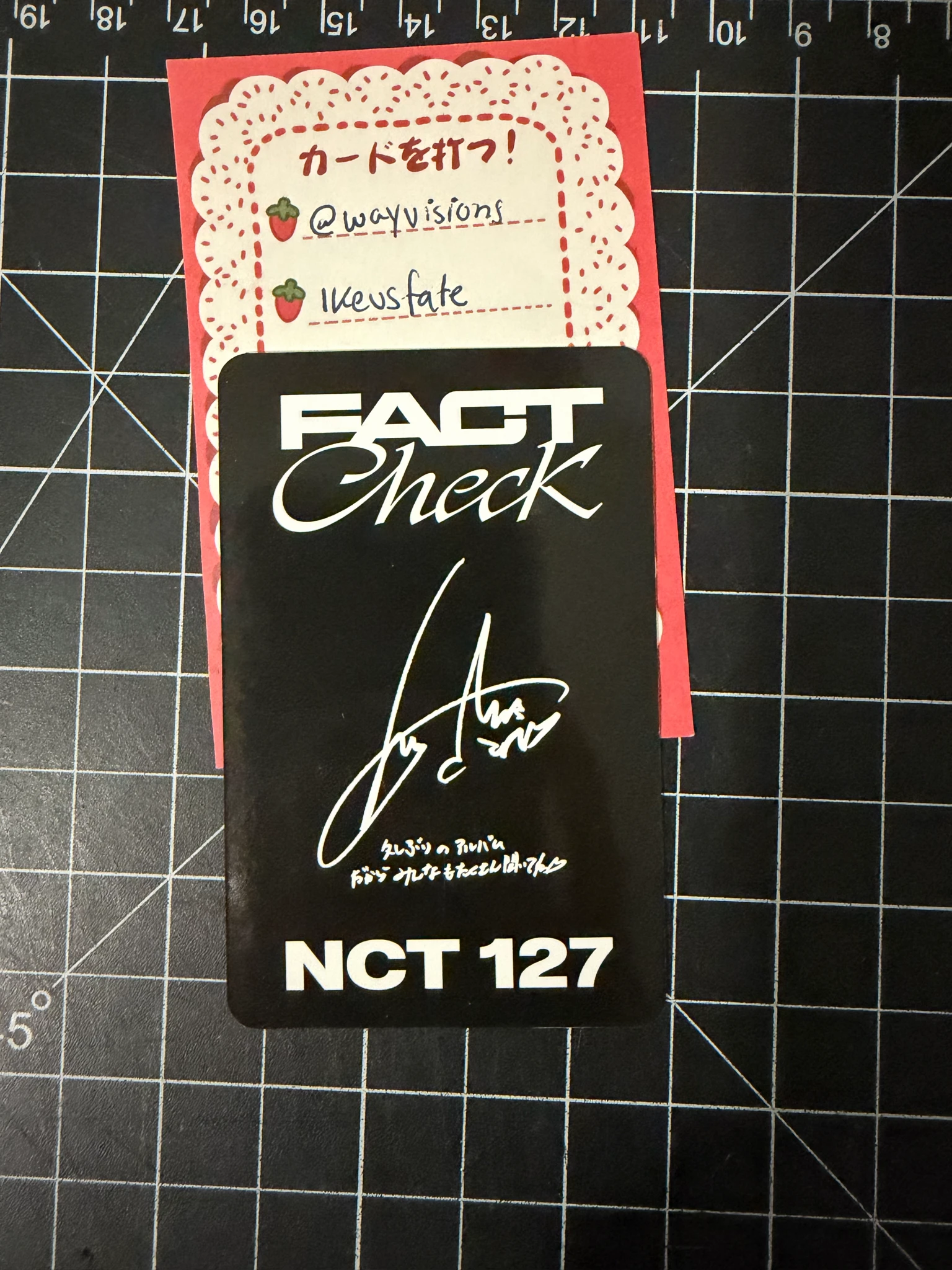 NCT 127 Yuta NCT 127 - Yuta - Fact Check Album japan qr ver. exhibit ver. listing photo 2