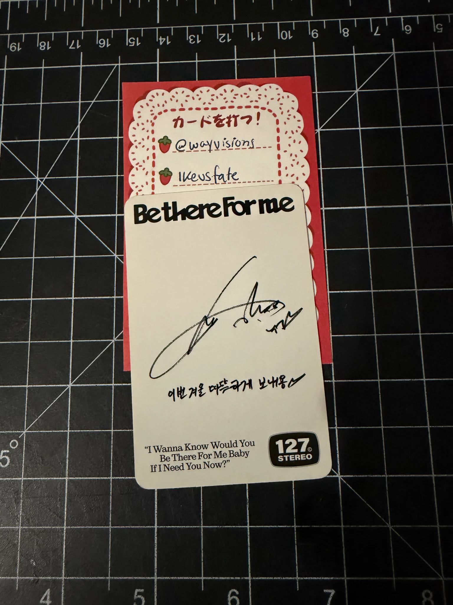 NCT 127 Yuta NCT 127 - Yuta - Be There For Me Album listing photo 2