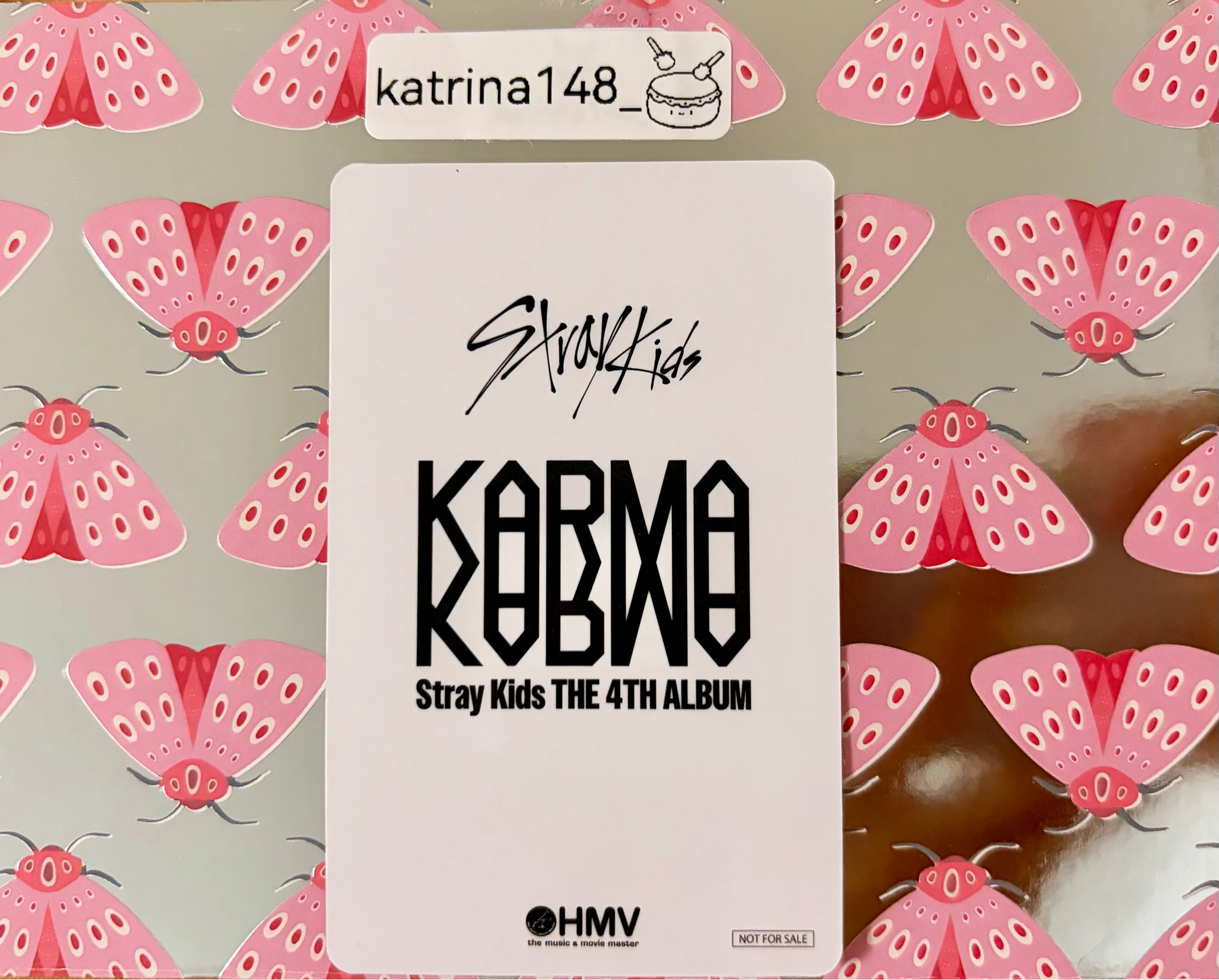 Stray Kids Seungmin Stray Kids - Seungmin - KARMA Album hmv japan B version lucky draw (LD) listing photo 2