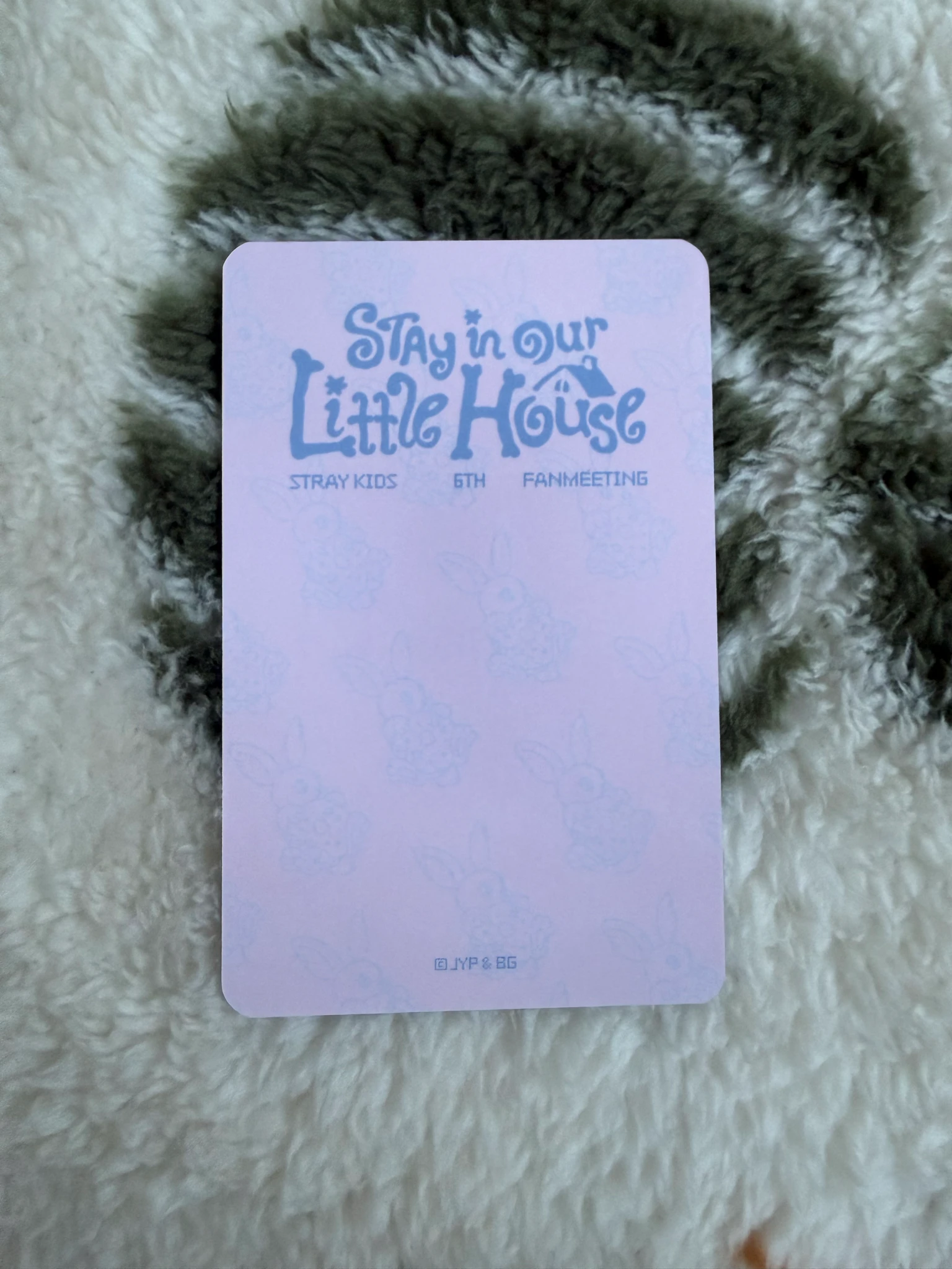 Stray Kids Stray Kids - Bang Chan & HAN - 6th Fanmeeting - STAY in Our Little House  Event merch photocard jacket listing photo 2
