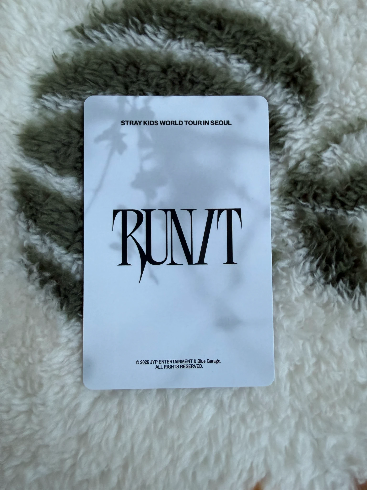 Stray Kids Changbin Stray Kids - Changbin - RUN IT World Tour Event offline purchase benefit seoul listing photo 2