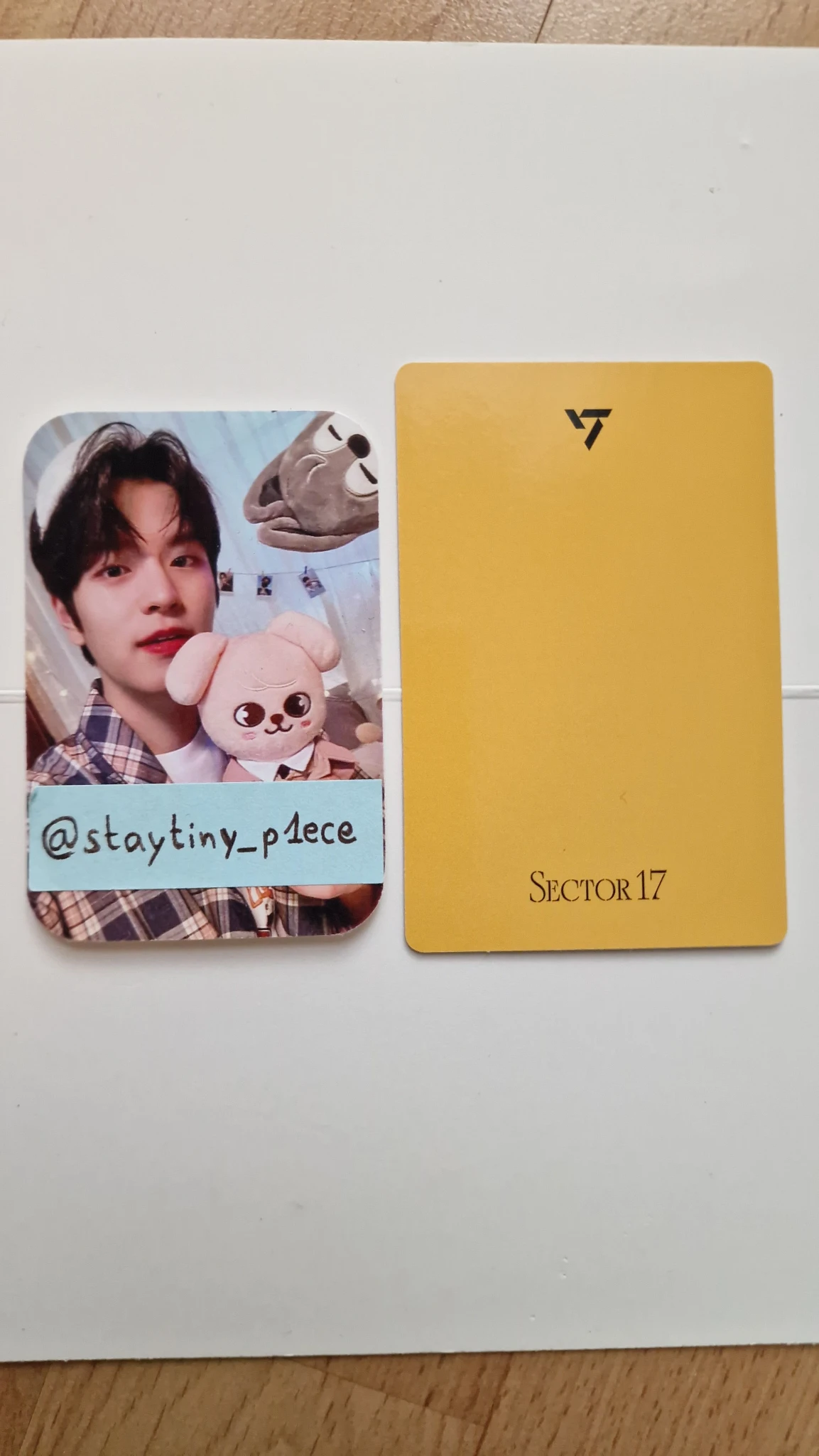 SEVENTEEN Woozi SEVENTEEN - Woozi - SECTOR 17 Album album photocard compact version listing photo 2