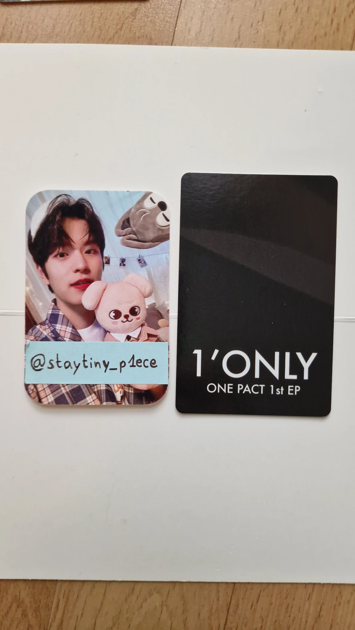 ONE PACT TAG ONE PACT - TAG - 1’ONLY Album album photocard in SANE version listing photo 2