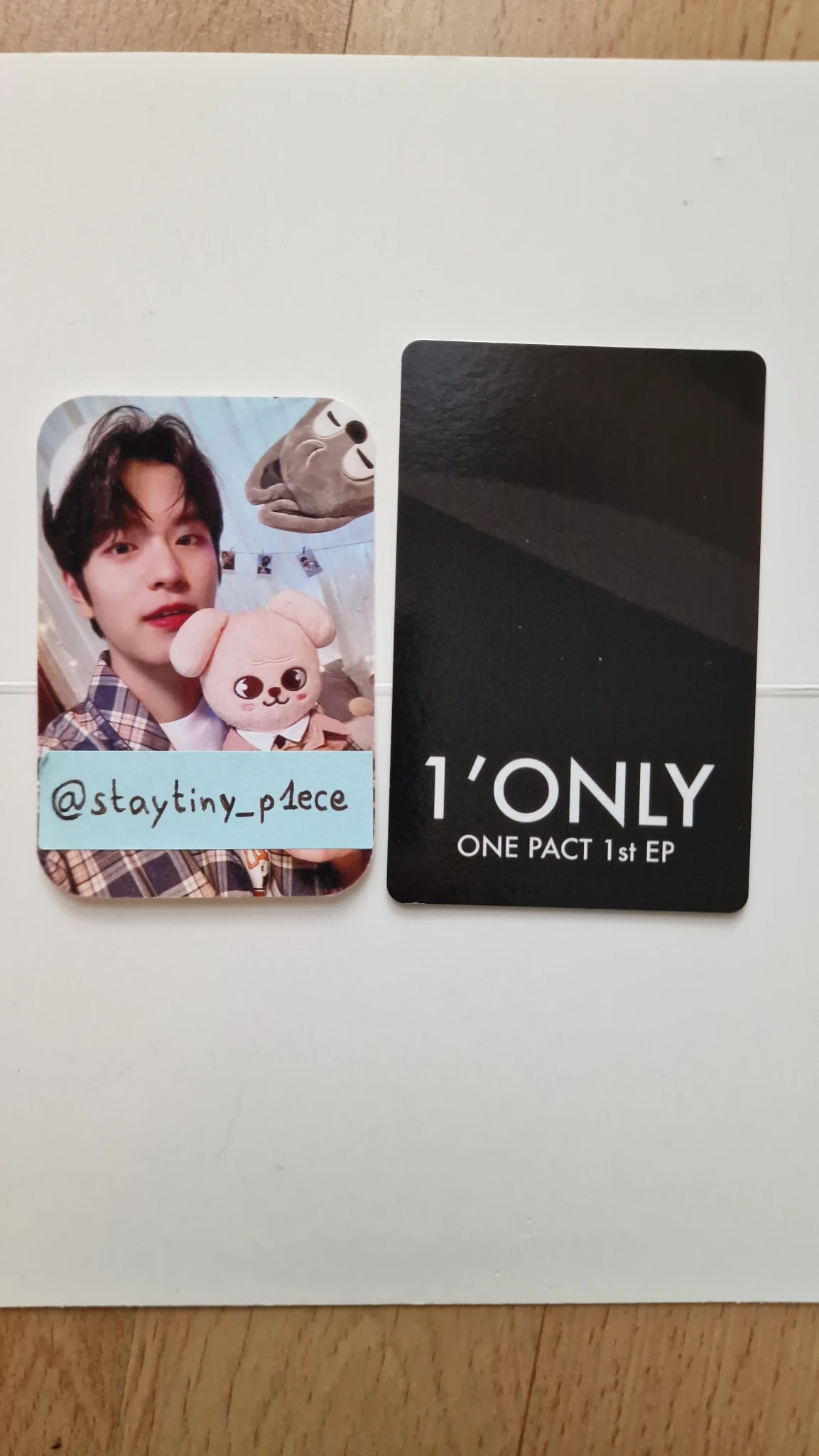 ONE PACT TAG ONE PACT - TAG - 1’ONLY Album album photocard in SANE version listing photo 2