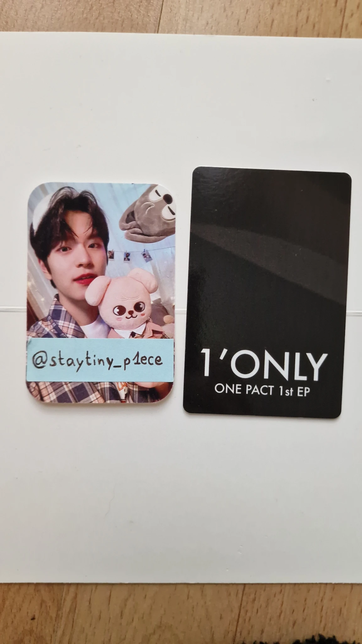 ONE PACT TAG ONE PACT - TAG - 1’ONLY Album album photocard in SANE version listing photo 2