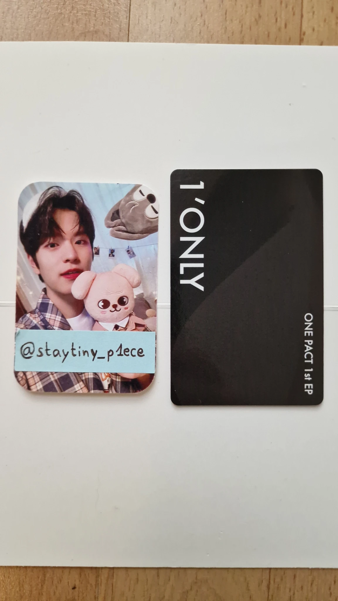 ONE PACT ONE PACT - Jongwoo & Yedam - 1’ONLY Album album photocard in SANE version listing photo 2