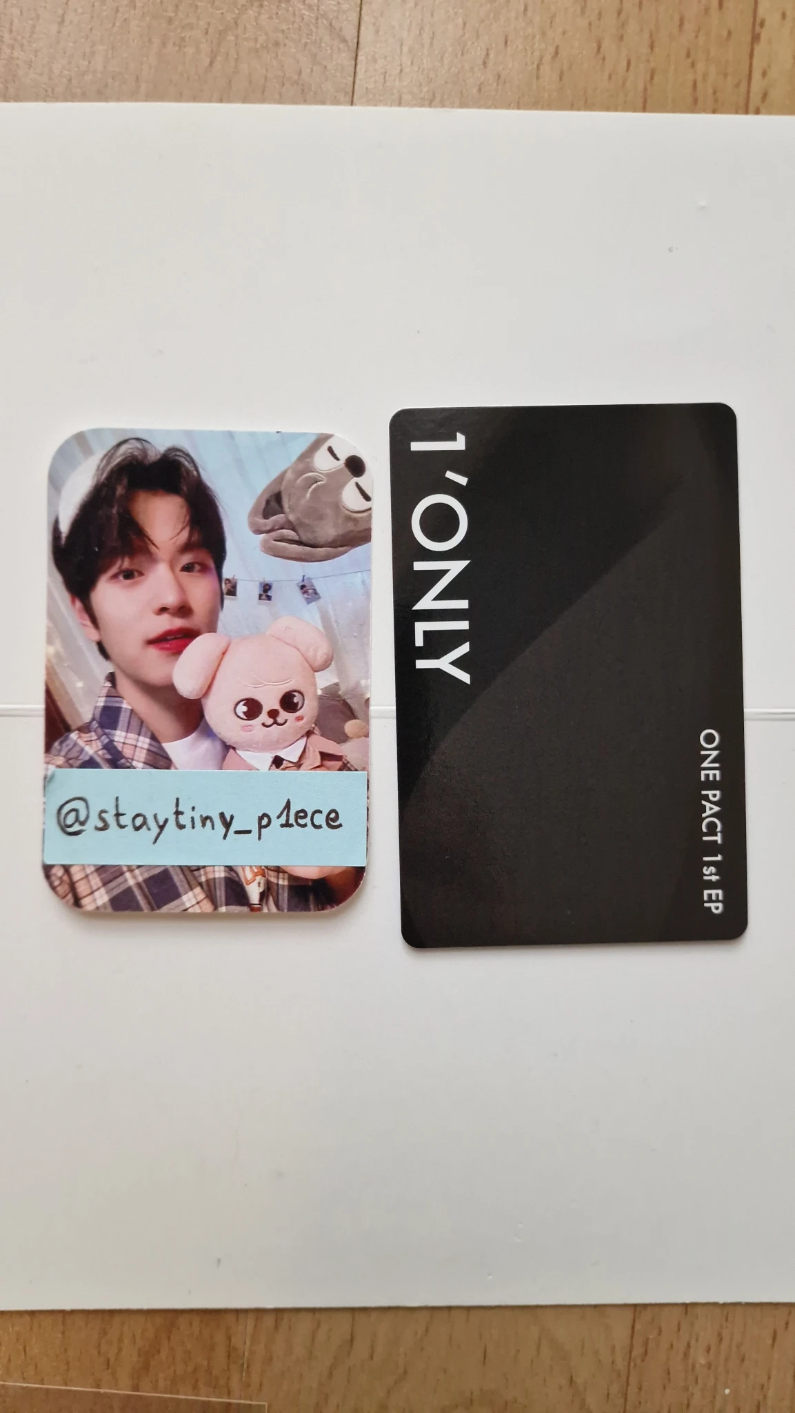 ONE PACT ONE PACT - Seongmin & Yedam - 1’ONLY Album album photocard in SANE version listing photo 2