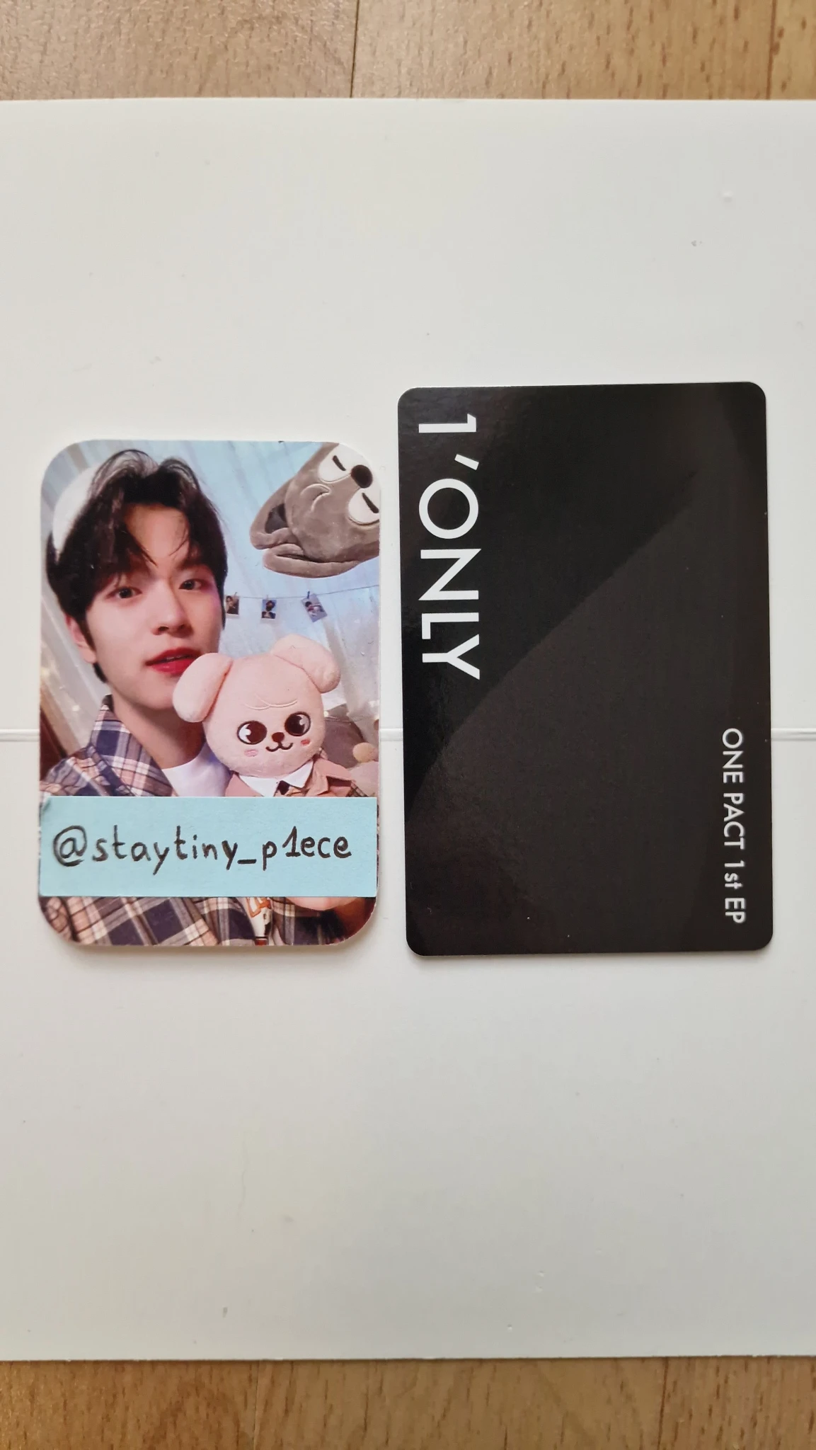 ONE PACT ONE PACT - Jongwoo & TAG - 1’ONLY Album in SANE version album photocard listing photo 2