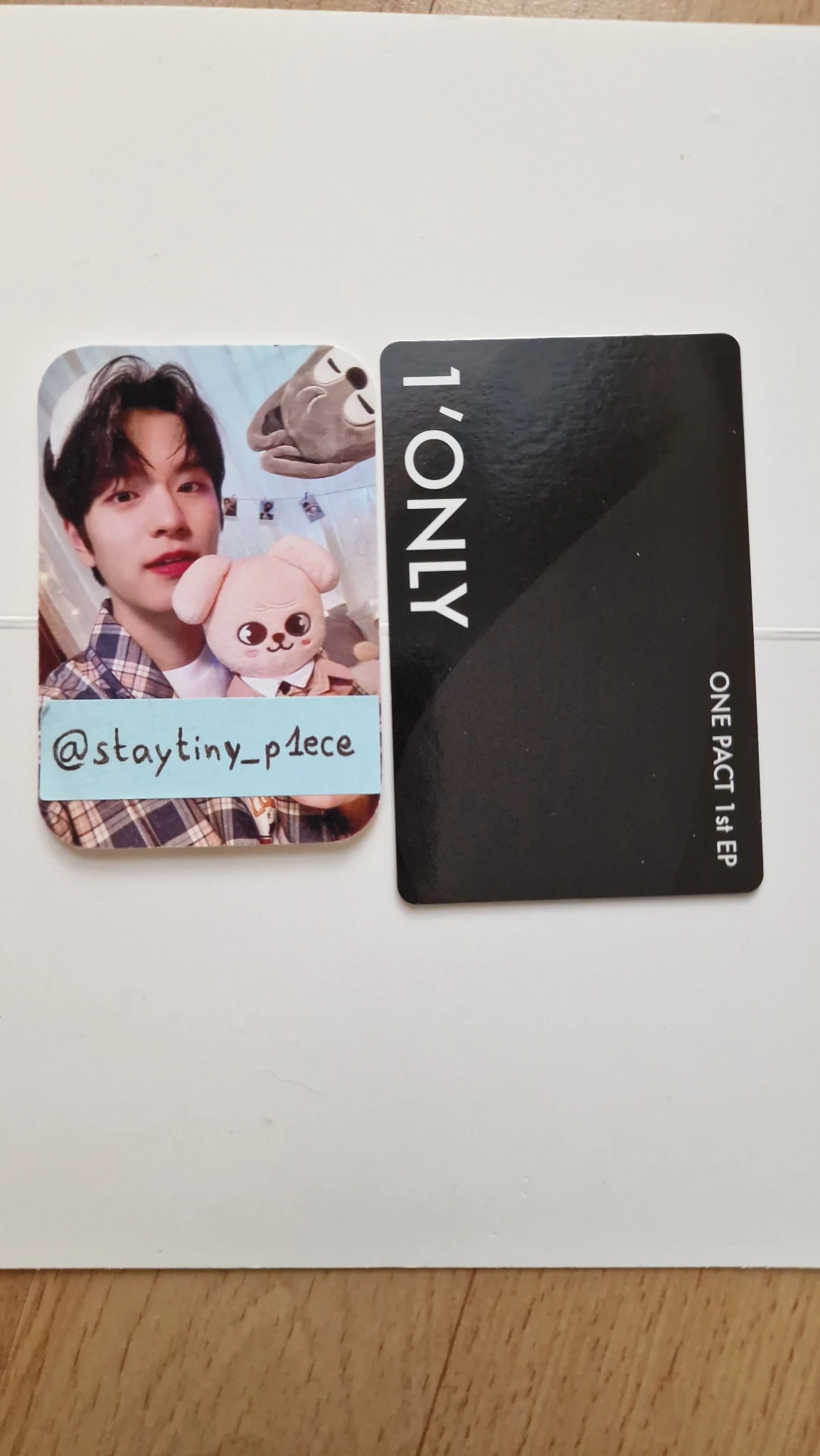 ONE PACT ONE PACT - Seongmin & TAG - 1’ONLY Album album photocard in SANE version listing photo 2