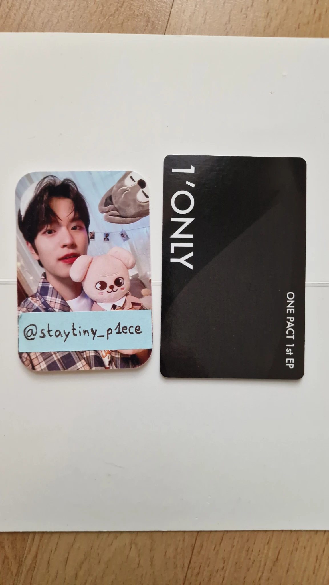 ONE PACT ONE PACT - Seongmin & TAG - 1’ONLY Album album photocard in SANE version listing photo 2