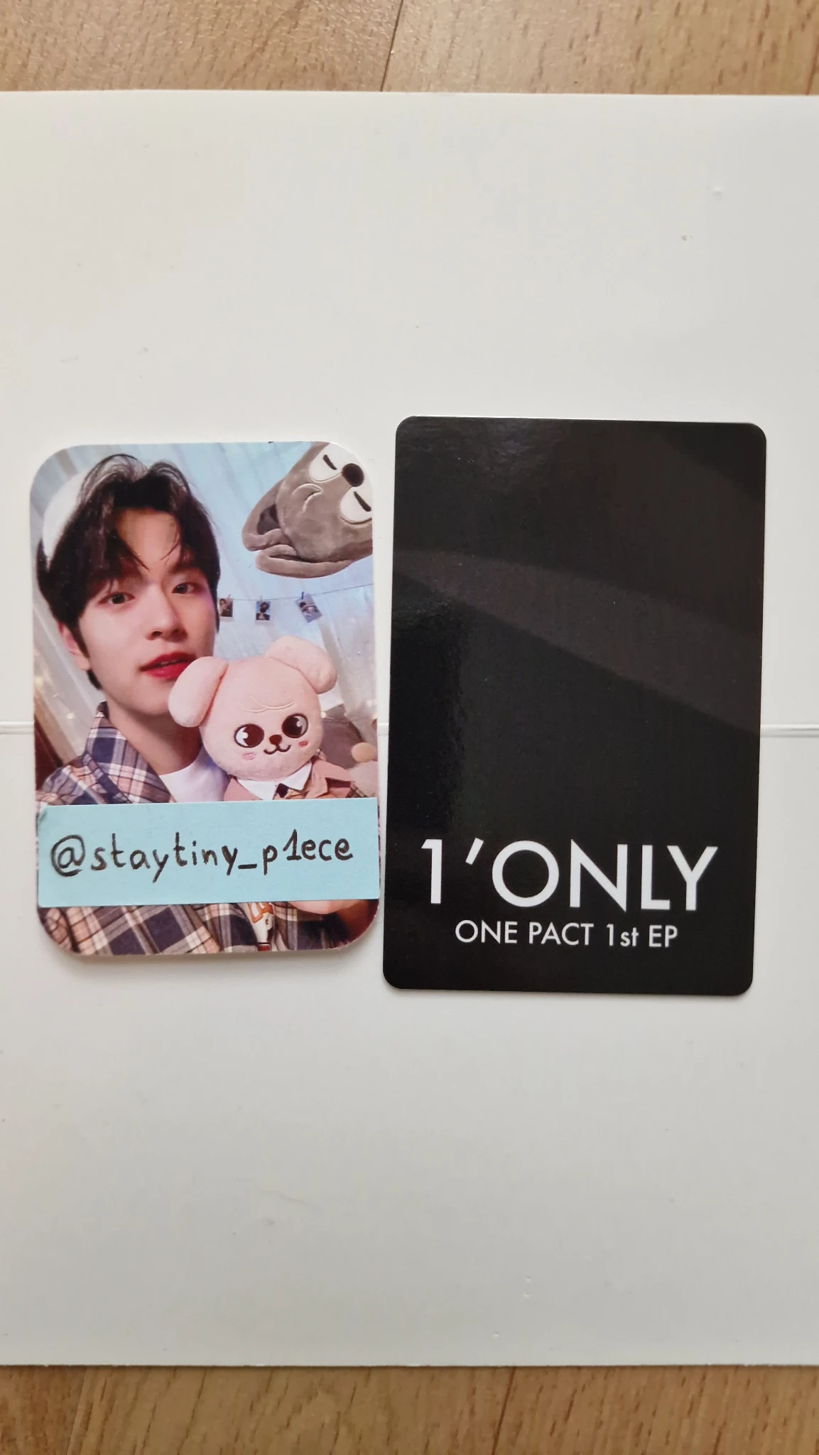 ONE PACT Jongwoo (Ze:U) ONE PACT - Jongwoo (Ze:U) - 1’ONLY Album album photocard in SANE version listing photo 2