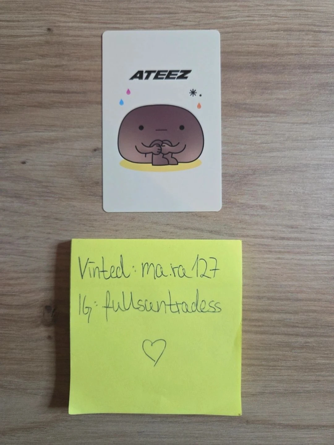 ATEEZ Hongjoong ATEEZ - Hongjoong - Golden Hour : Part 2 Album hello82 exclusive pop-up exclusive sad potato listing photo 2