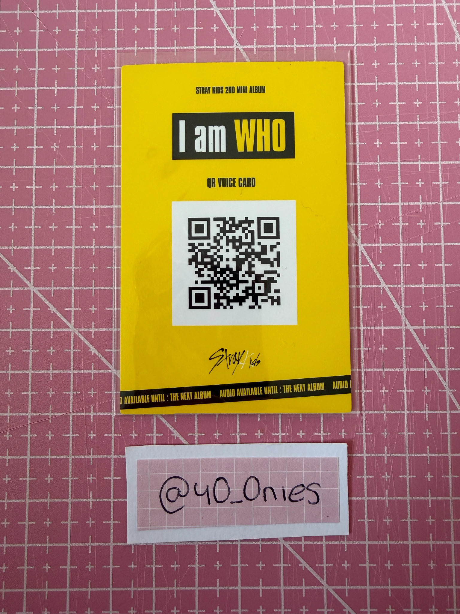Stray Kids Hyunjin Stray Kids - Hyunjin - I am WHO? Album album photocard behind ver. listing photo 2