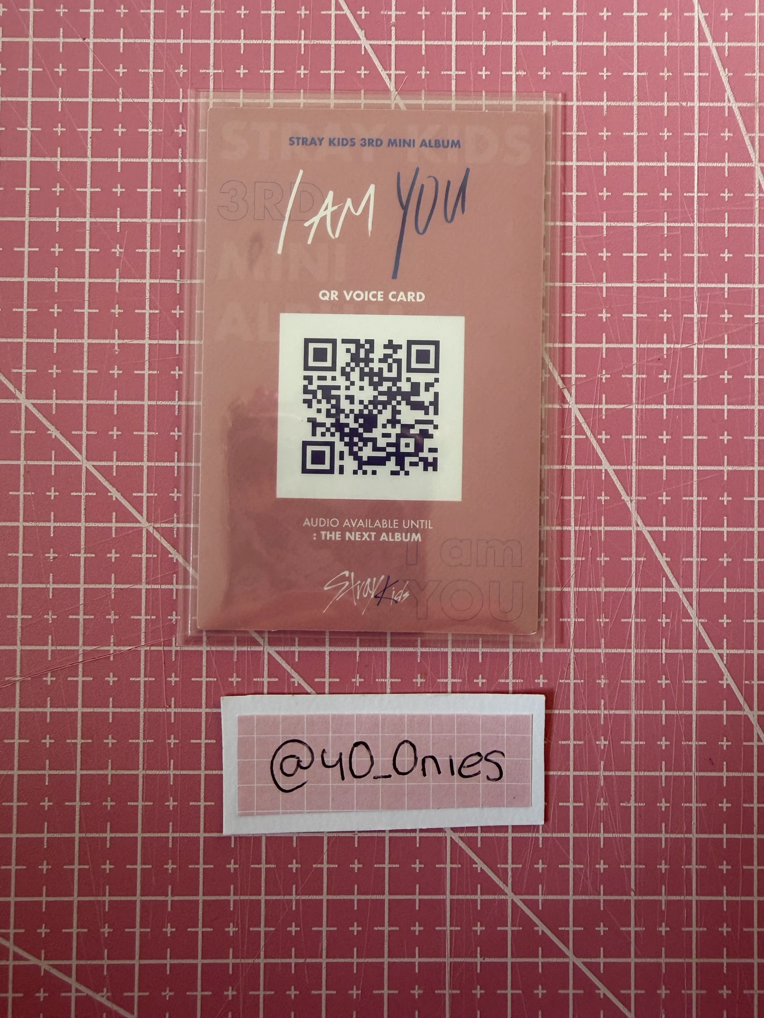 Stray Kids Hyunjin Stray Kids - Hyunjin - I am YOU Album C version album photocard version 3 standard version qr card listing photo 2