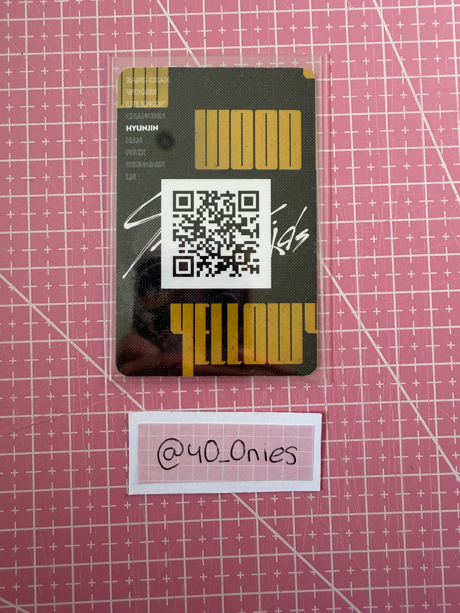 Stray Kids Hyunjin Stray Kids - Hyunjin - Clé 2: Yellow Wood Album album photocard indoor ver. listing photo 2