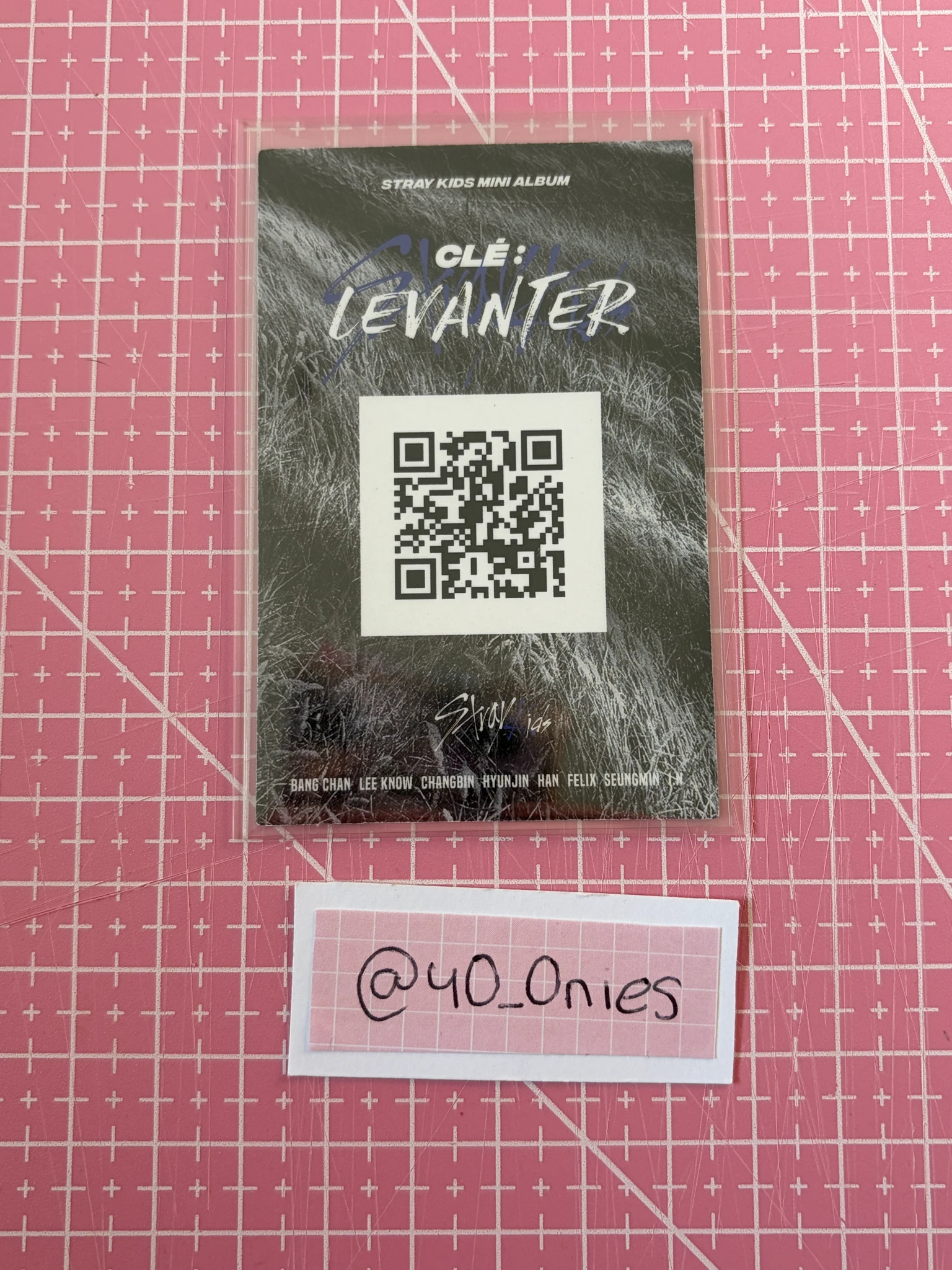 Stray Kids Hyunjin Stray Kids - Hyunjin - Clé: Levanter Album album photocard listing photo 2